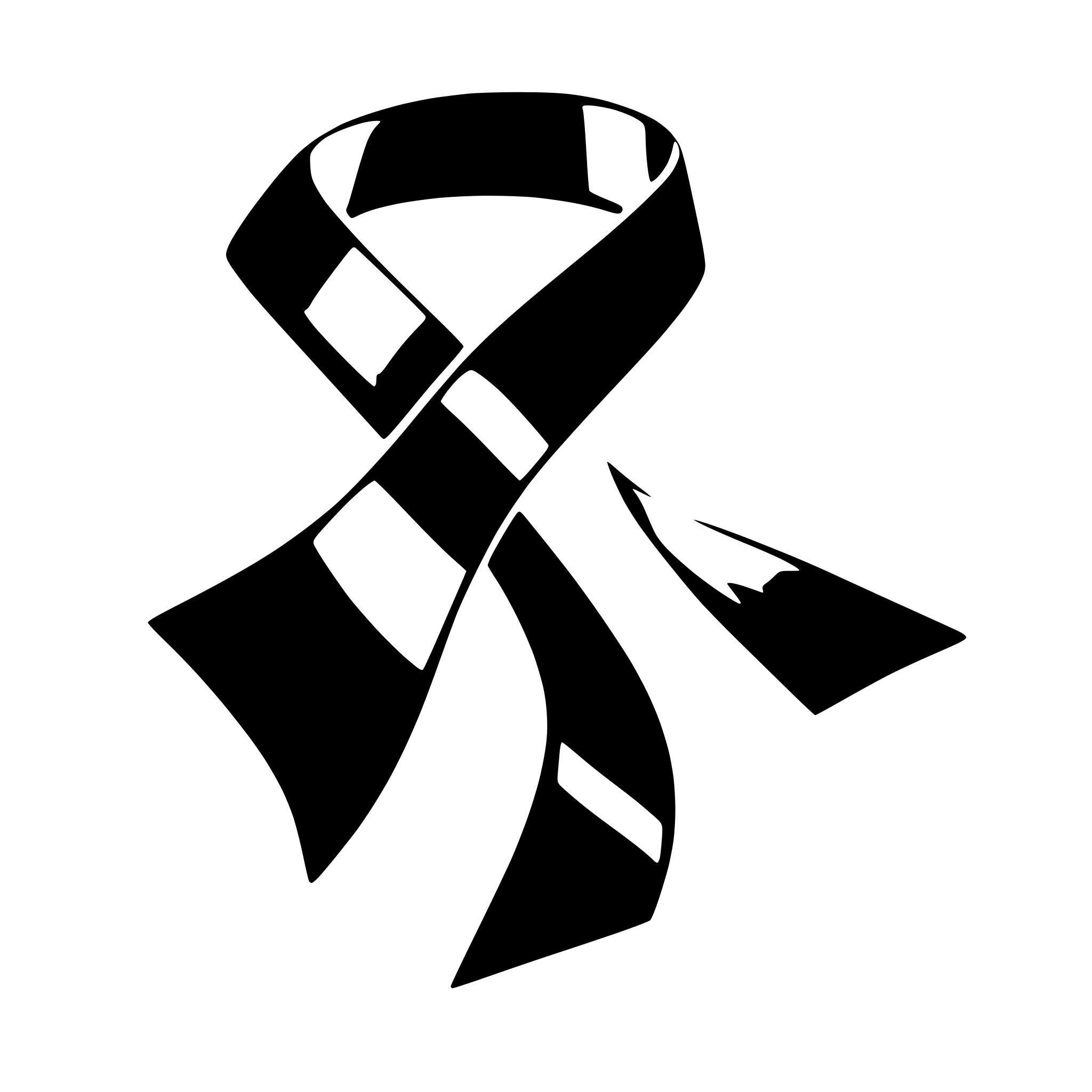 AI-generated SVG of 'gold ribbon'
