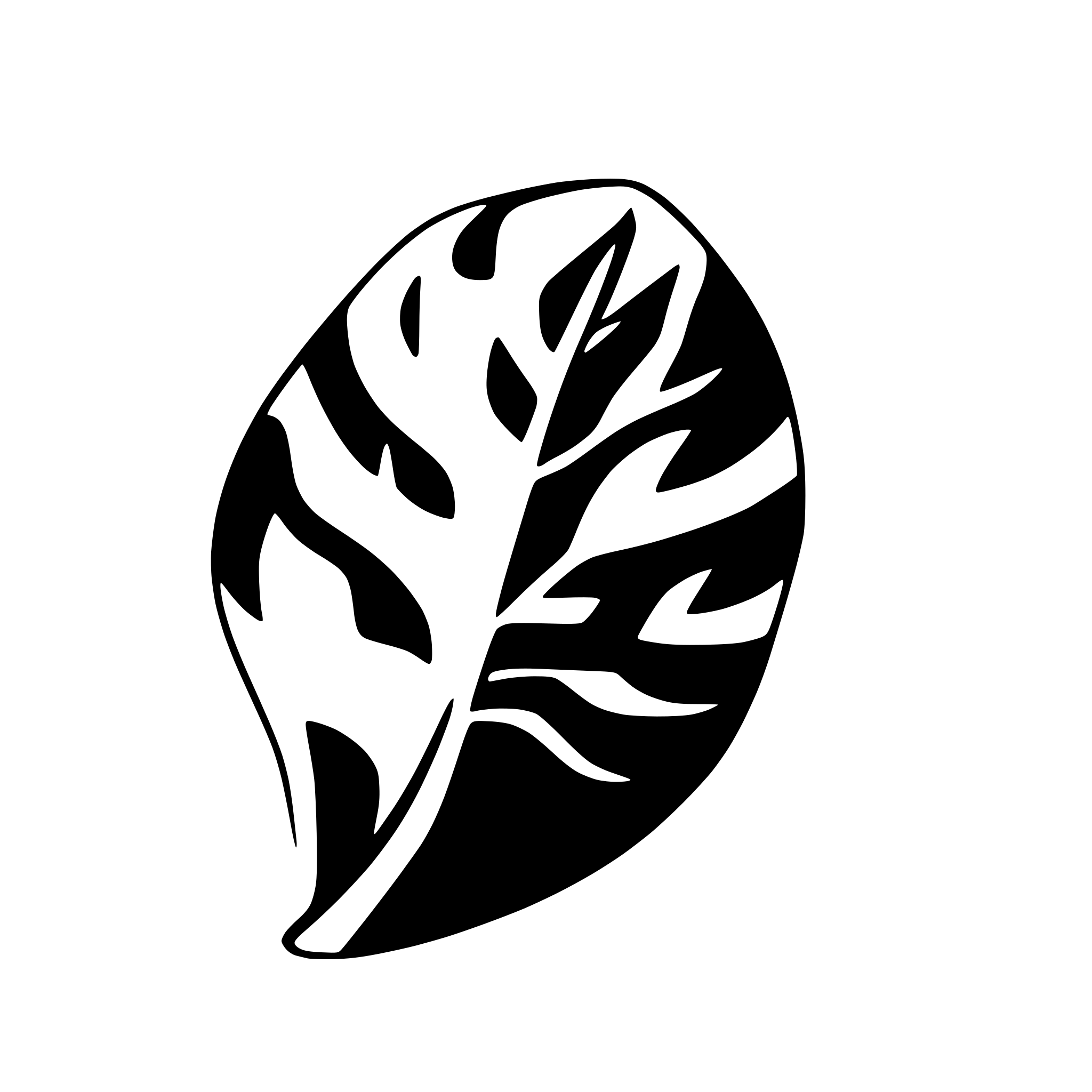 AI-generated SVG of 'monstera leaf'