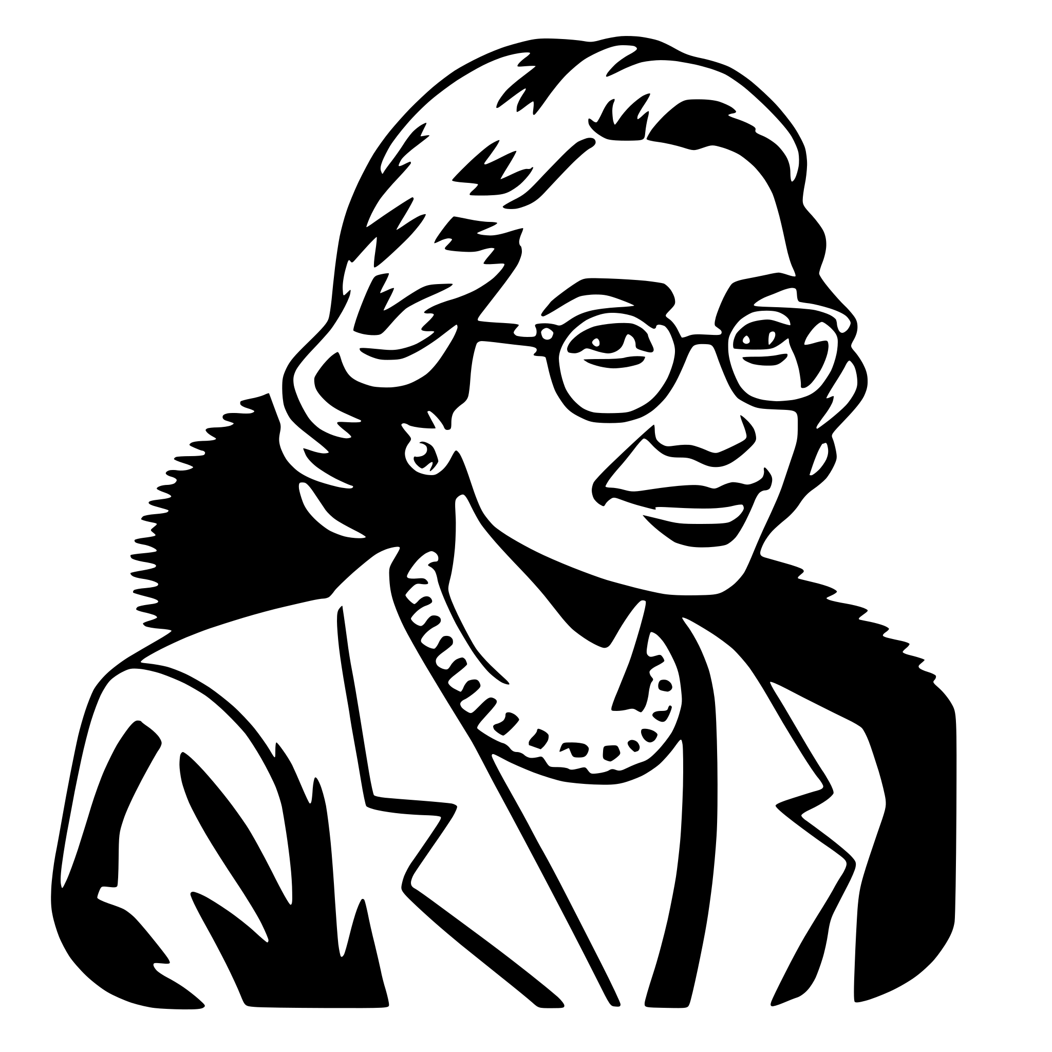AI-generated SVG of a rosa parks