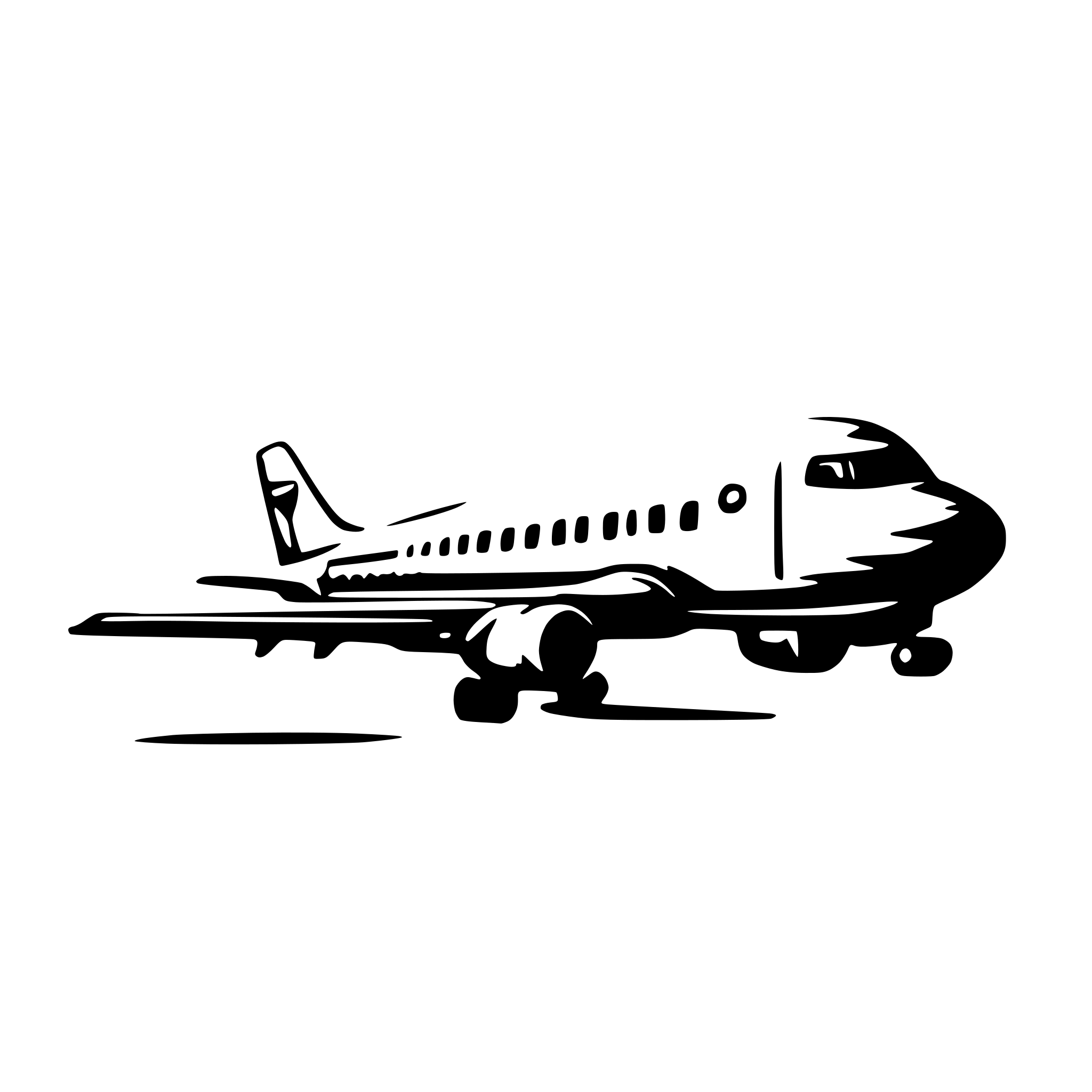 AI-generated SVG of a boeing plane