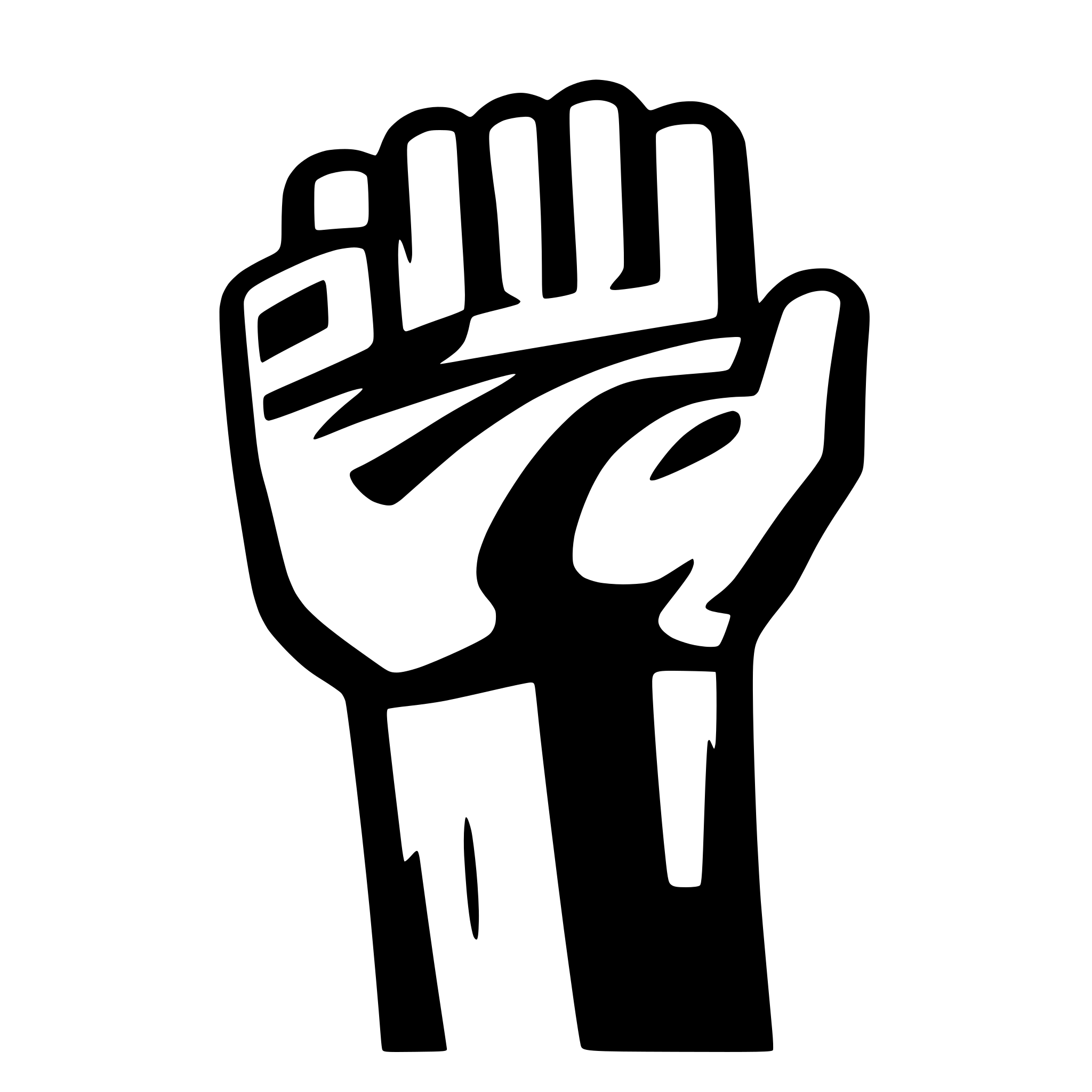 AI-generated SVG of a generate an image of well built human arm which should look like an icon