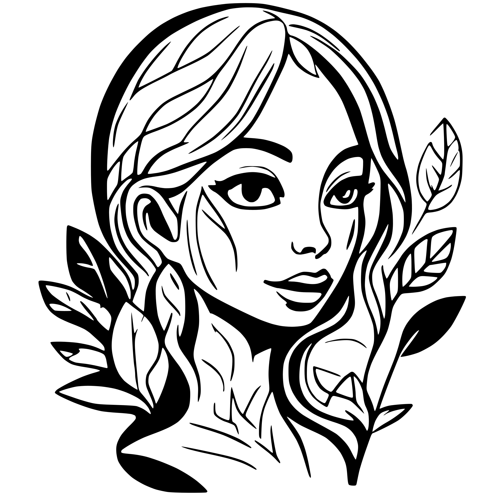 AI-generated SVG of 'Neo tribal'