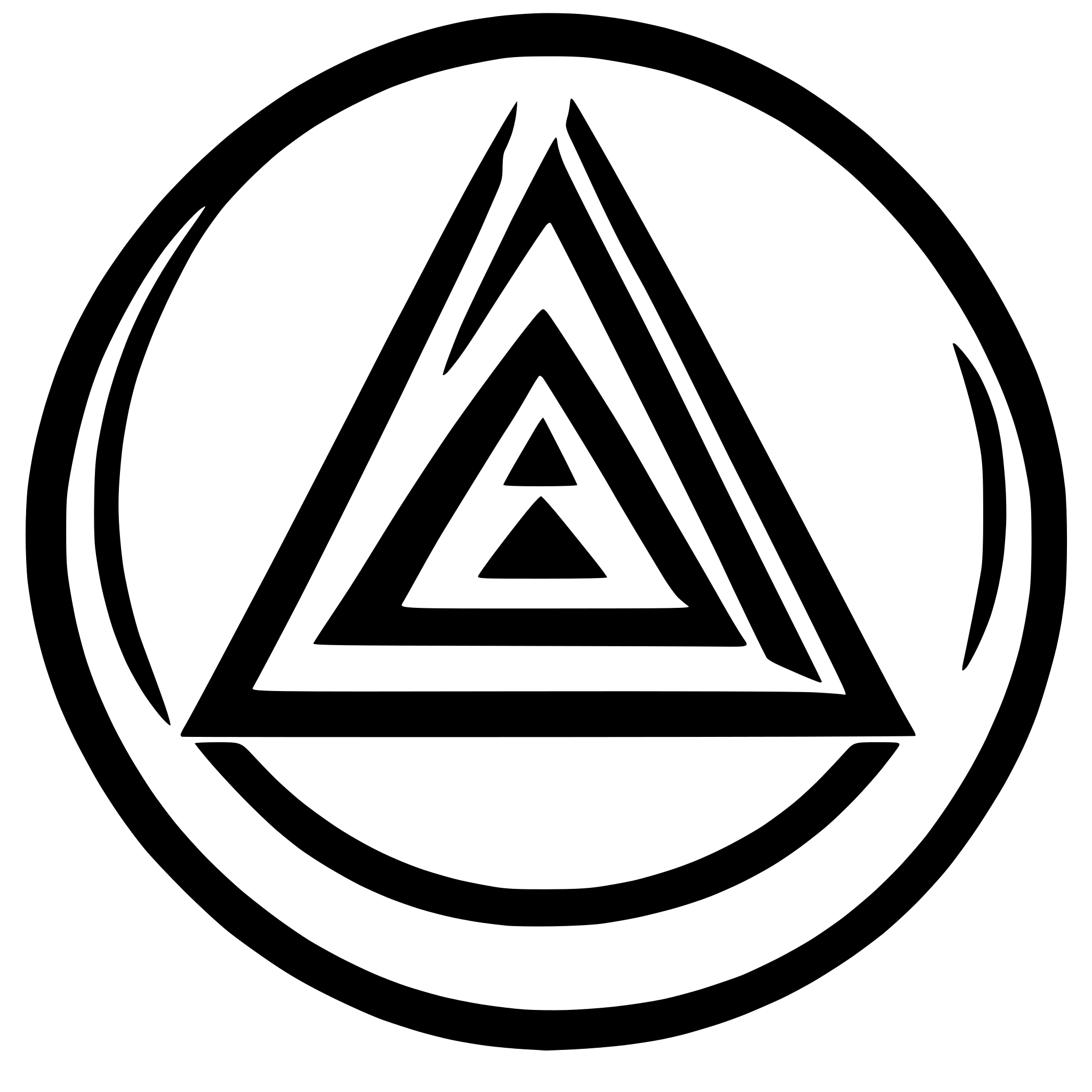 AI-generated SVG of 'generate circle inscribed in triangle'