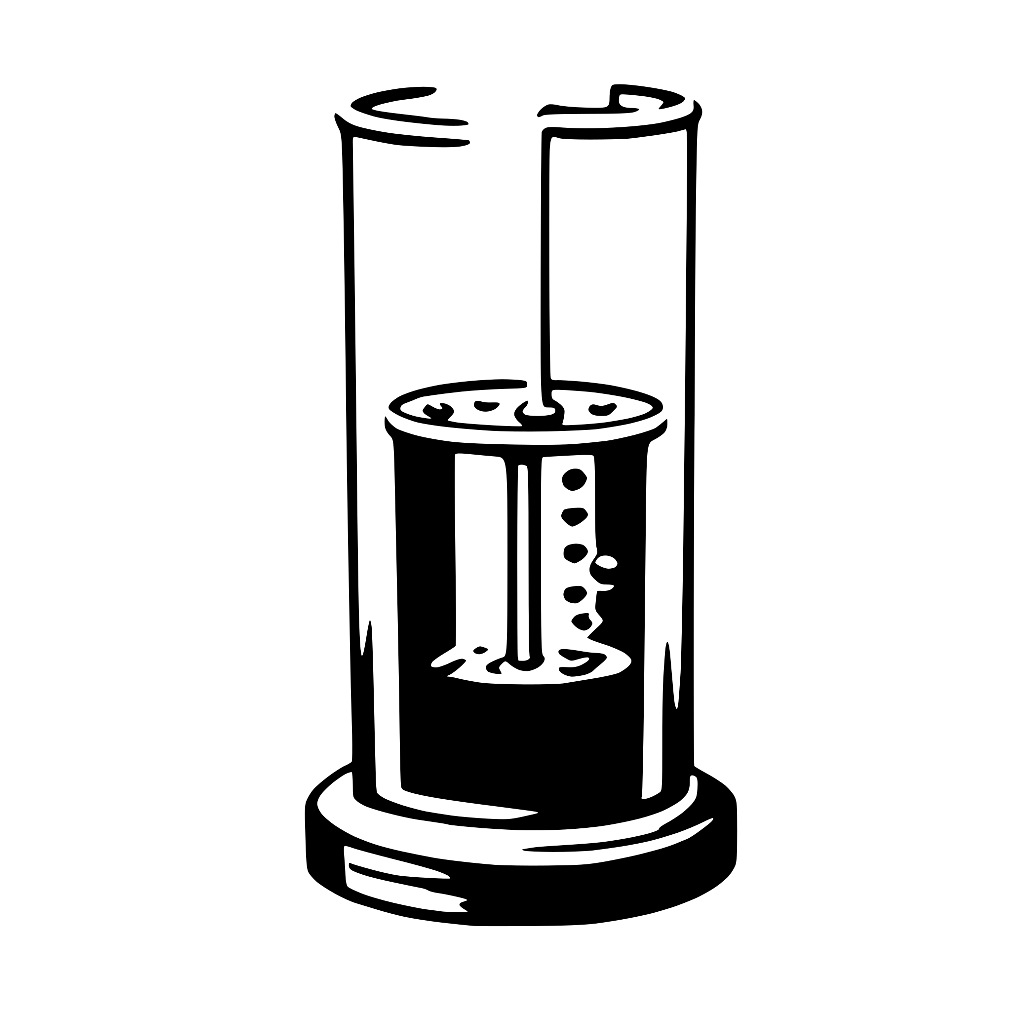 AI-generated SVG of a test tube