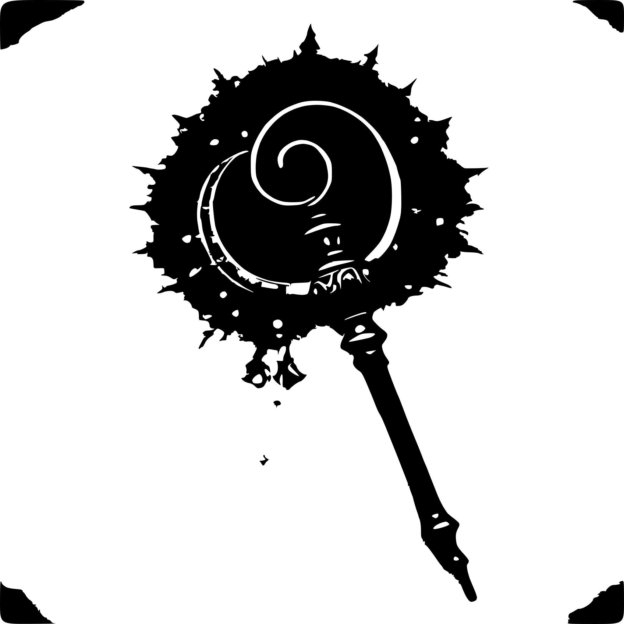 AI-generated SVG of a A beautifully designed magic wand, elegantly crafted with intricate details, emitting vibrant sparks that are creatively shaped like question marks. The background should be mystical and enchanting, enhancing the magical theme, with a color palette of deep blues and purples, accented by shimmering golds. The overall composition should evoke a sense of wonder and curiosity, perfect for a quiz application named AI-generated SVG of a A beautifully designed magic wand, elegantly crafted with intricate details, emitting vibrant sparks that are creatively shaped like question marks. The background should be mystical and enchanting, enhancing the magical theme, with a color palette of deep blues and purples, accented by shimmering golds. The overall composition should evoke a sense of wonder and curiosity, perfect for a quiz application named
