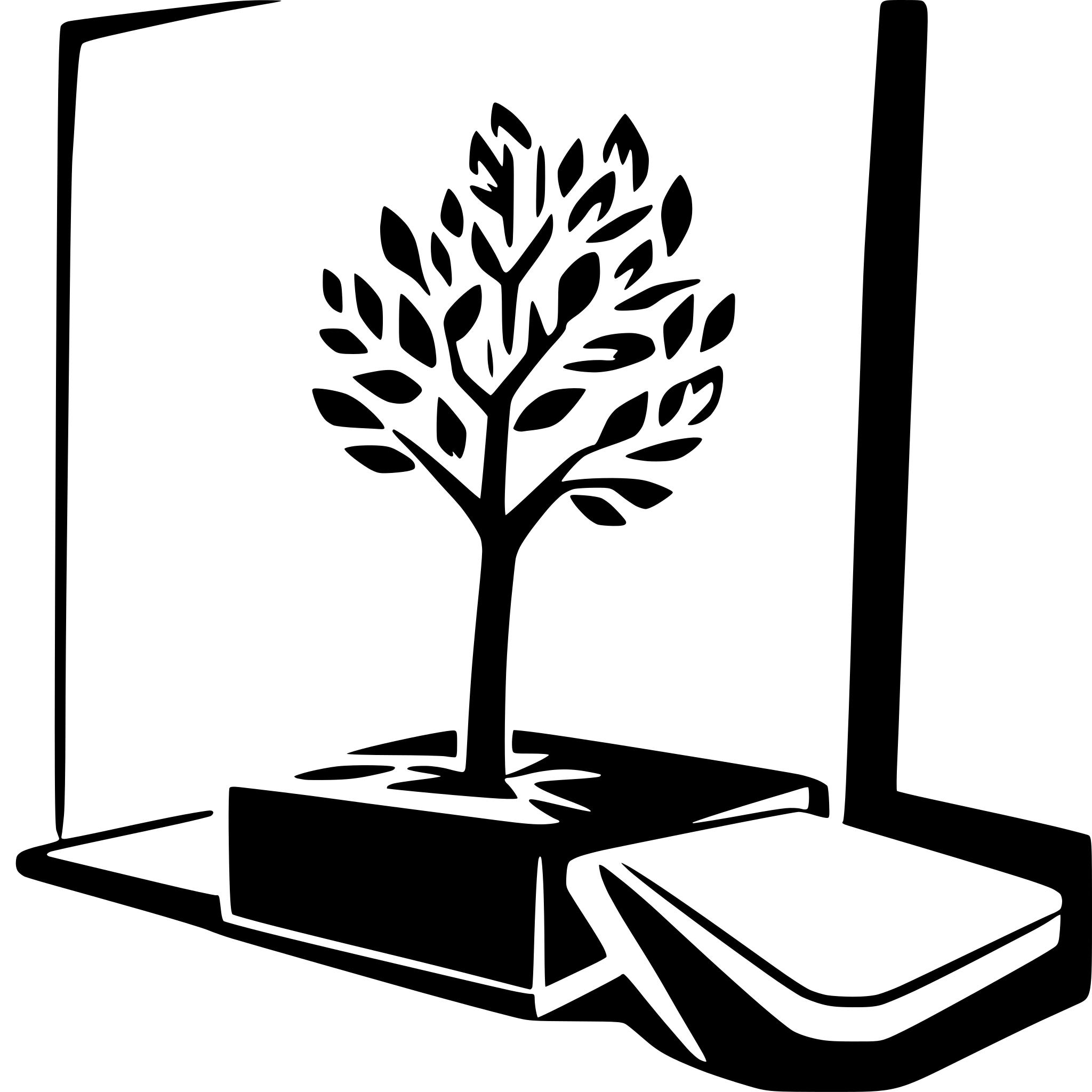 AI-generated SVG of a I want to create a table lamp by engraving and cutting plywood panels with a laser engraver, I need a nice pattern for the covers in order to create a warm, soft but still bright light with nice lighting effects. Create the image of the pattern in svg format, I want a floral theme, something that resembles branches and leaves, quite intricate, create it with a size of 20cm x 30cm; it must be a pattern that fills the size I told you and considering that the empty spaces must be pierceable, so eve