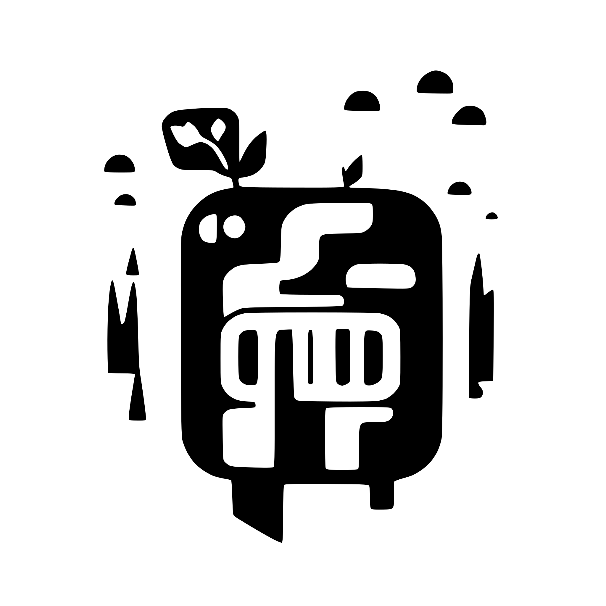 AI-generated SVG of a youtube logo with fun pattern