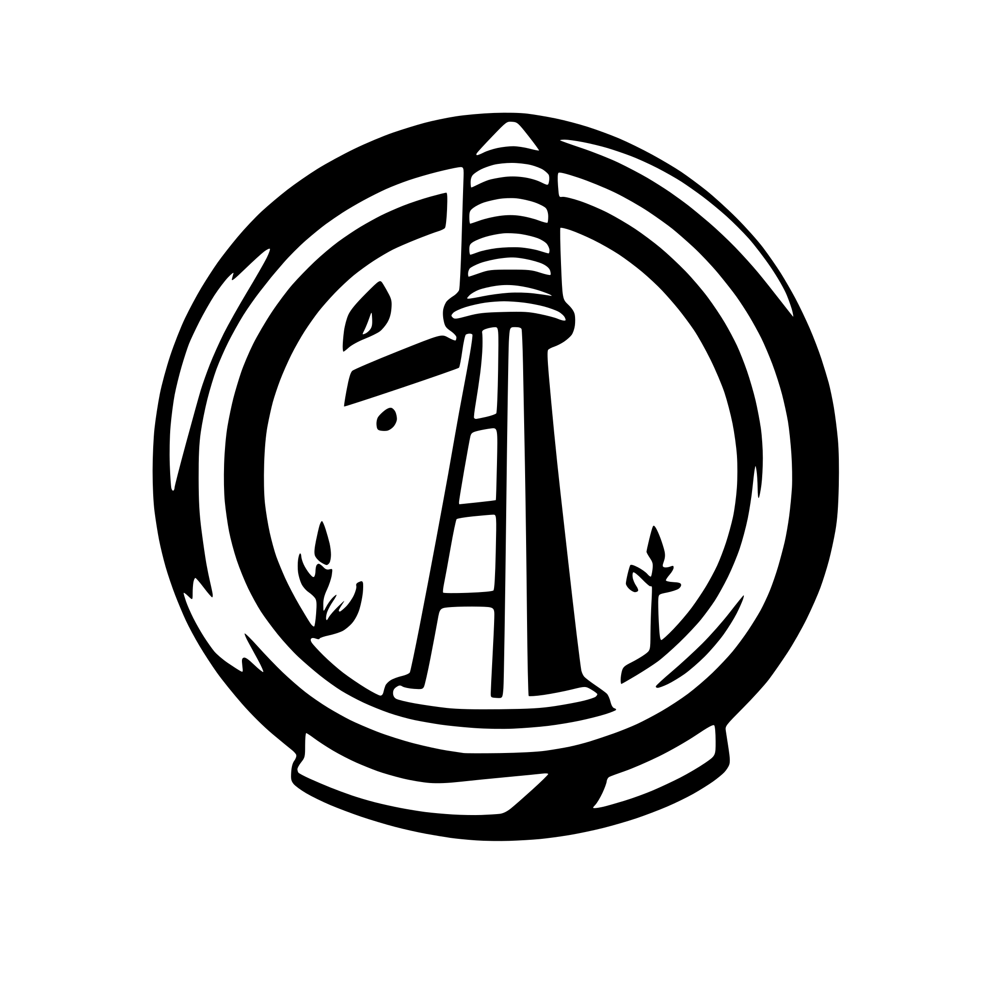 AI-generated SVG of a oil well as modern company logo