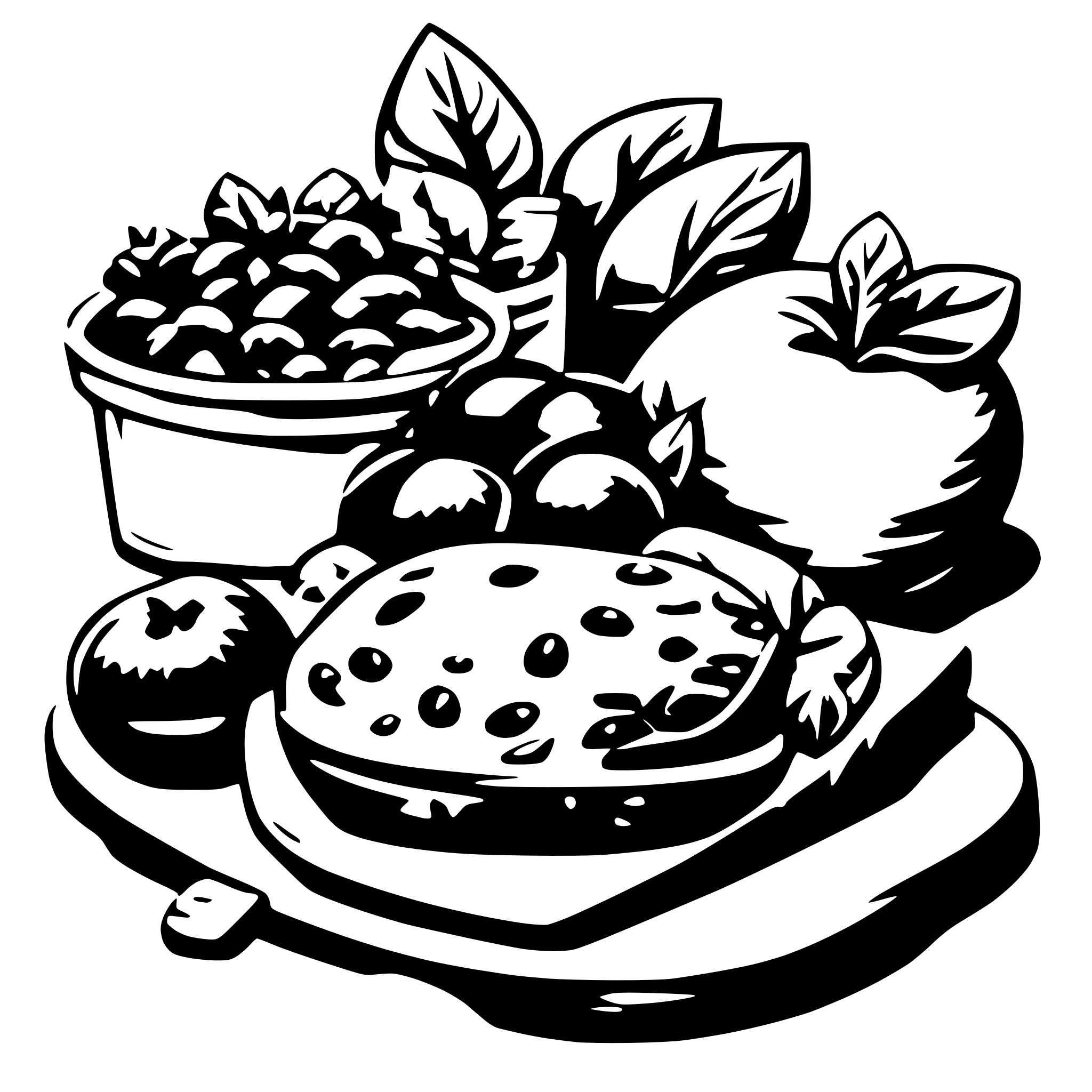 AI-generated SVG of 'healthy food'