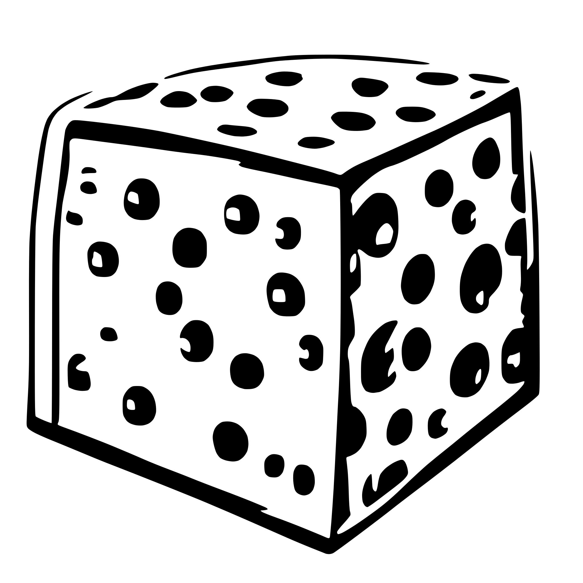AI-generated SVG of 'Shredded emmental'