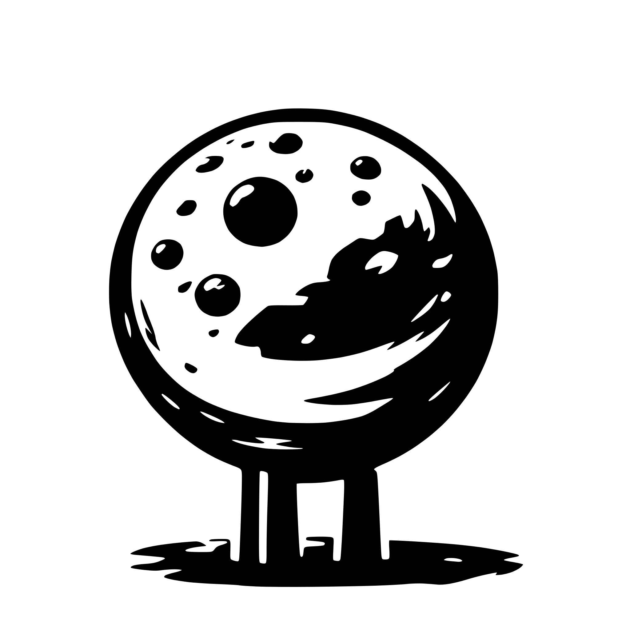 AI-generated SVG of 'Planet In space'