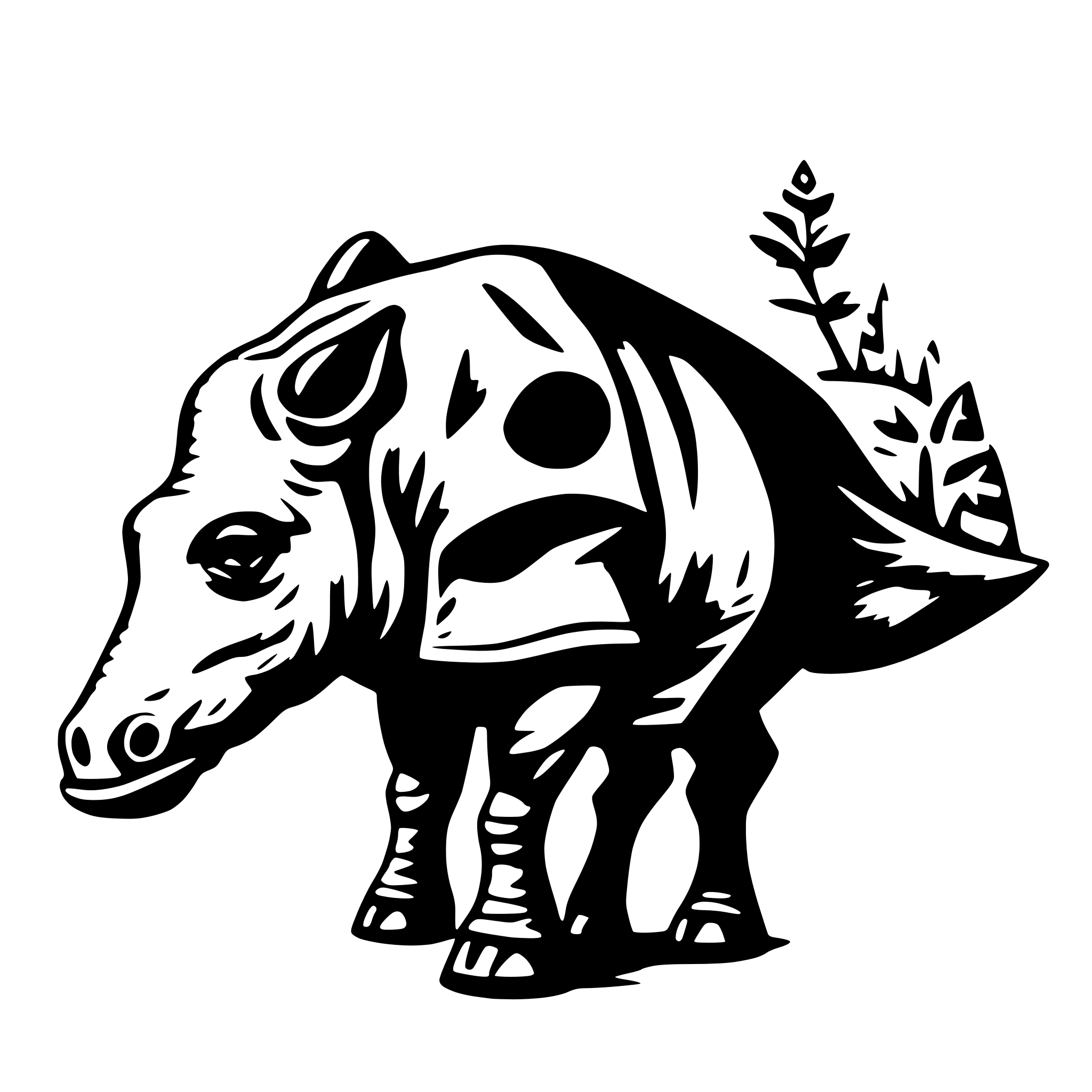 AI-generated SVG of a rhinobytes