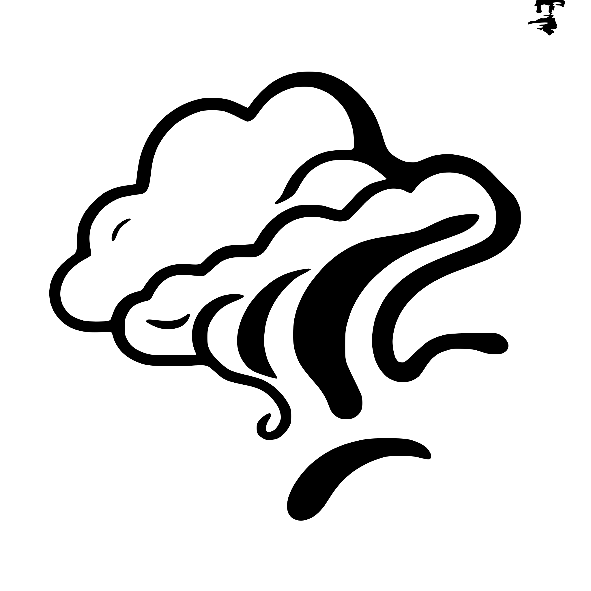AI-generated SVG of 'big cloud'