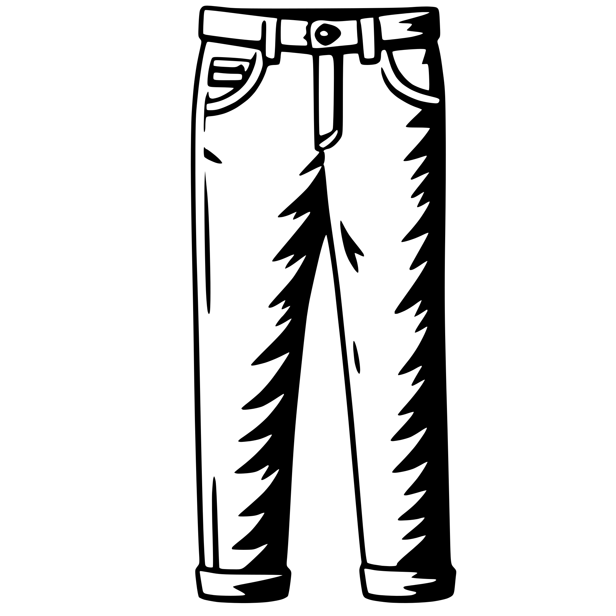 AI-generated SVG of a trousers