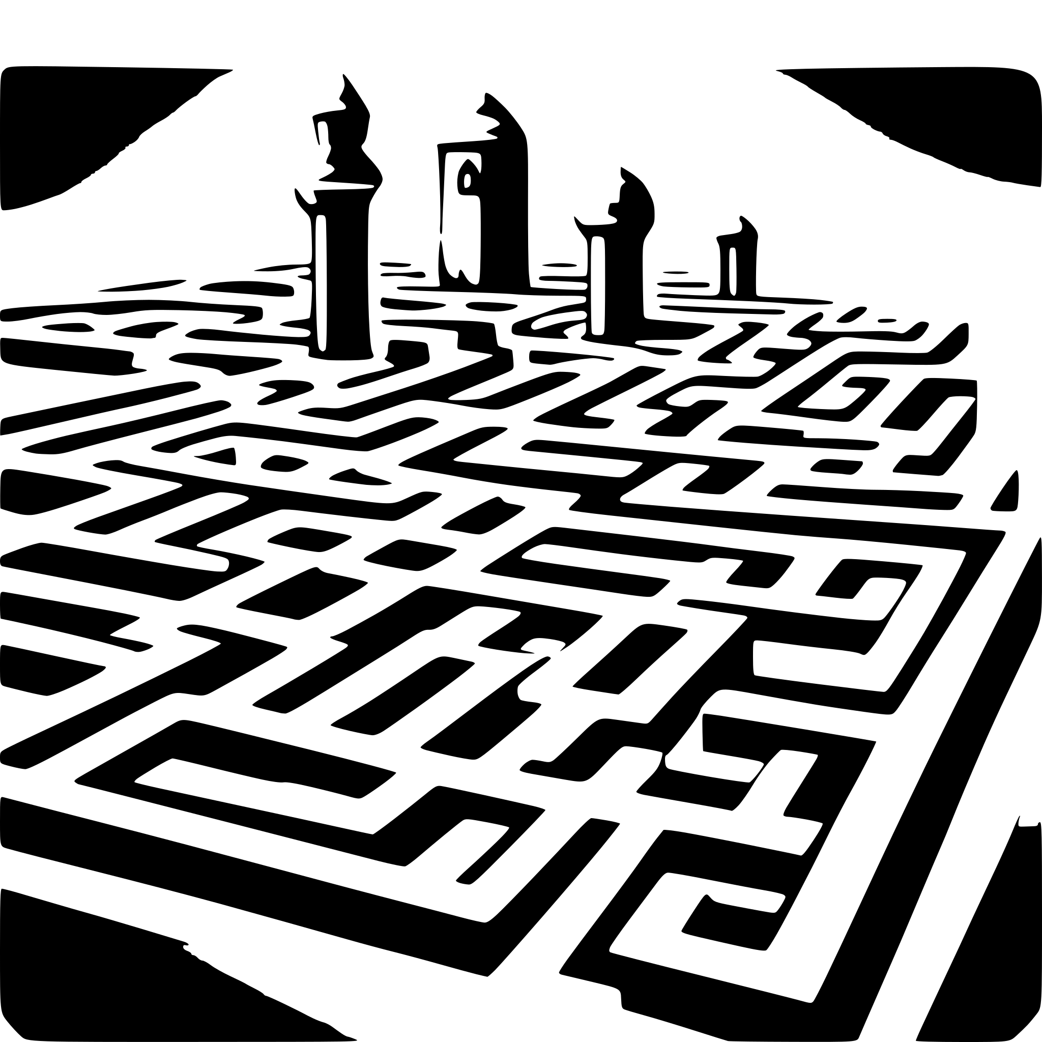 AI-generated SVG of 'Labyrinth with no end'