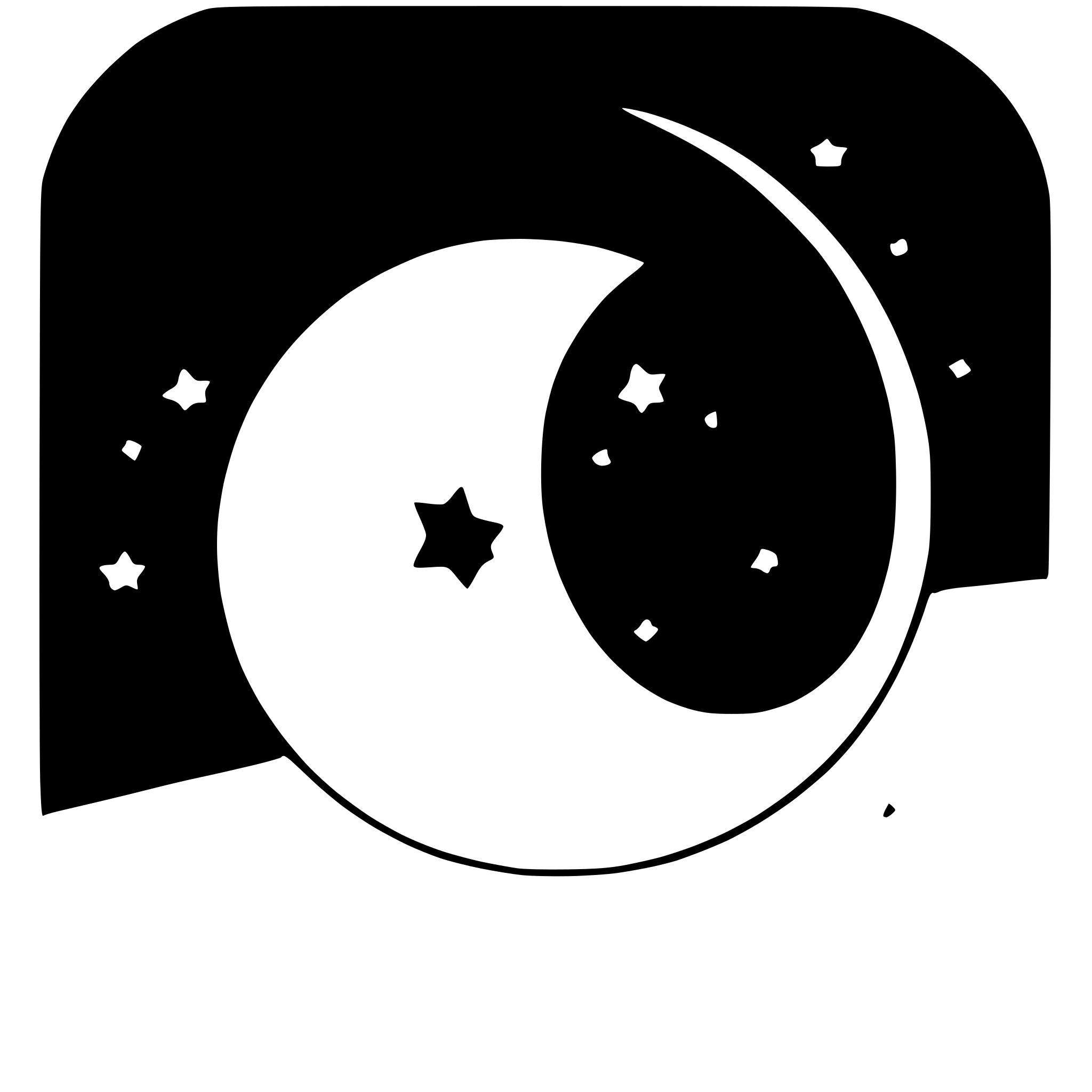 AI-generated SVG of a halfmoon in the sky