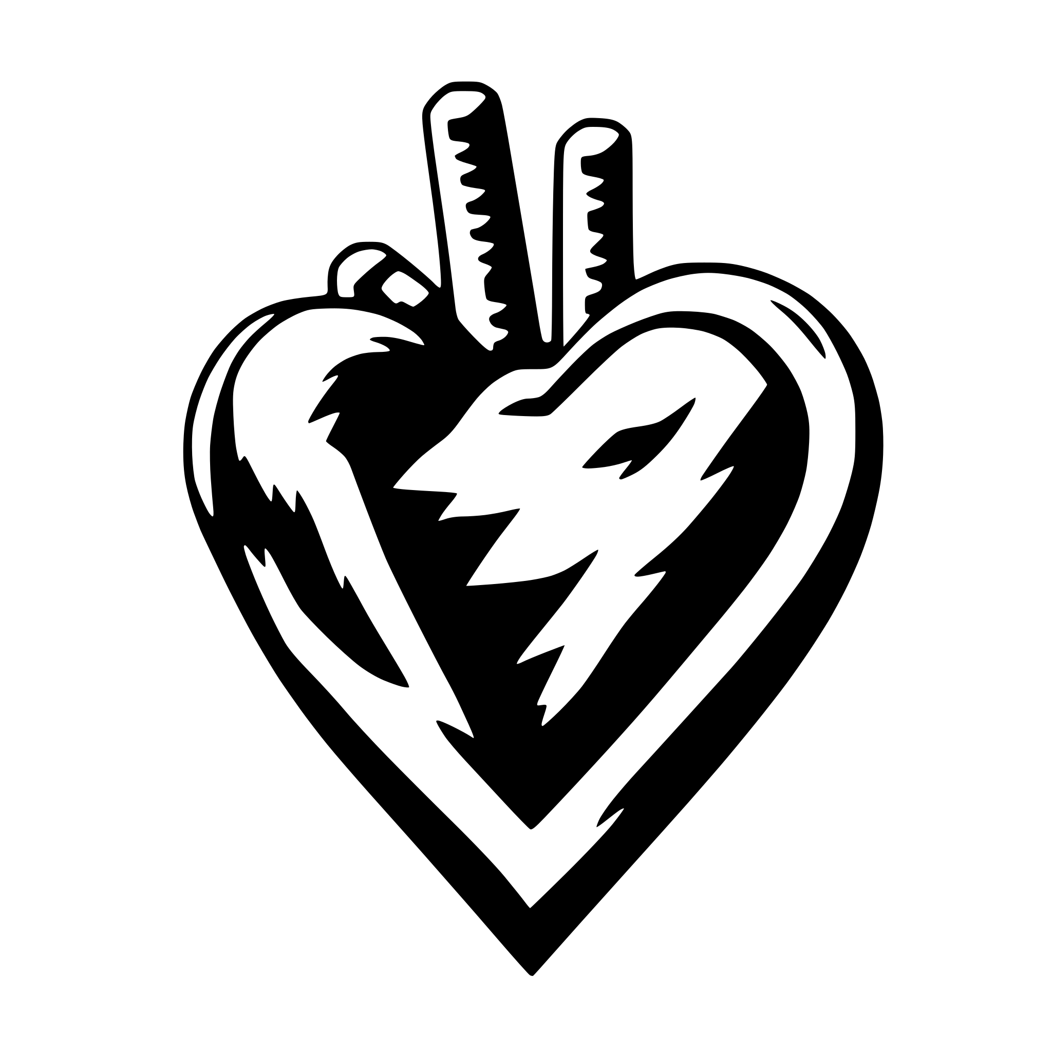 AI-generated SVG of 'heart for like'