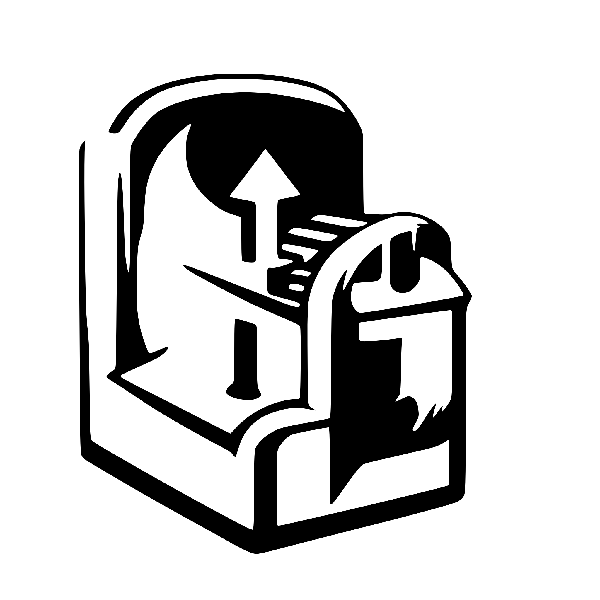 AI-generated SVG of a telegramm community icon