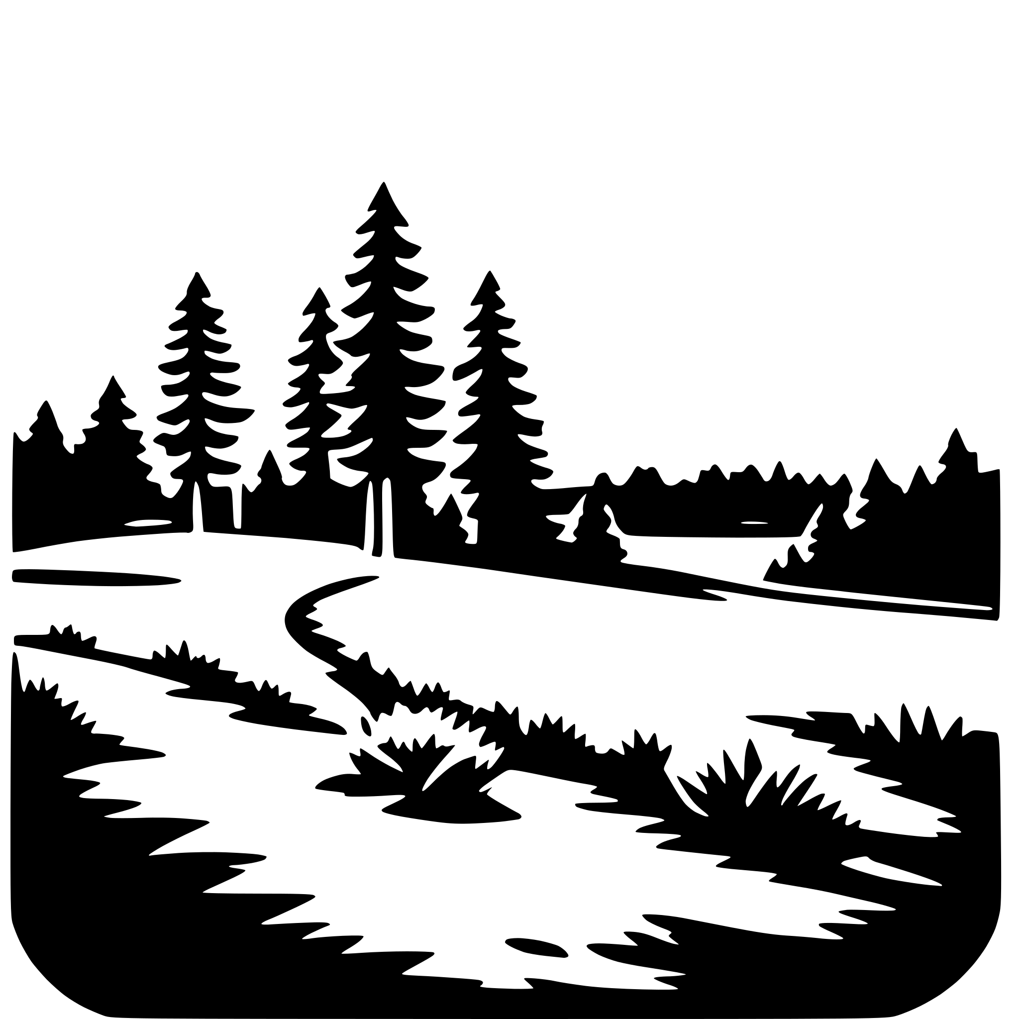 AI-generated SVG of a wilderness experience