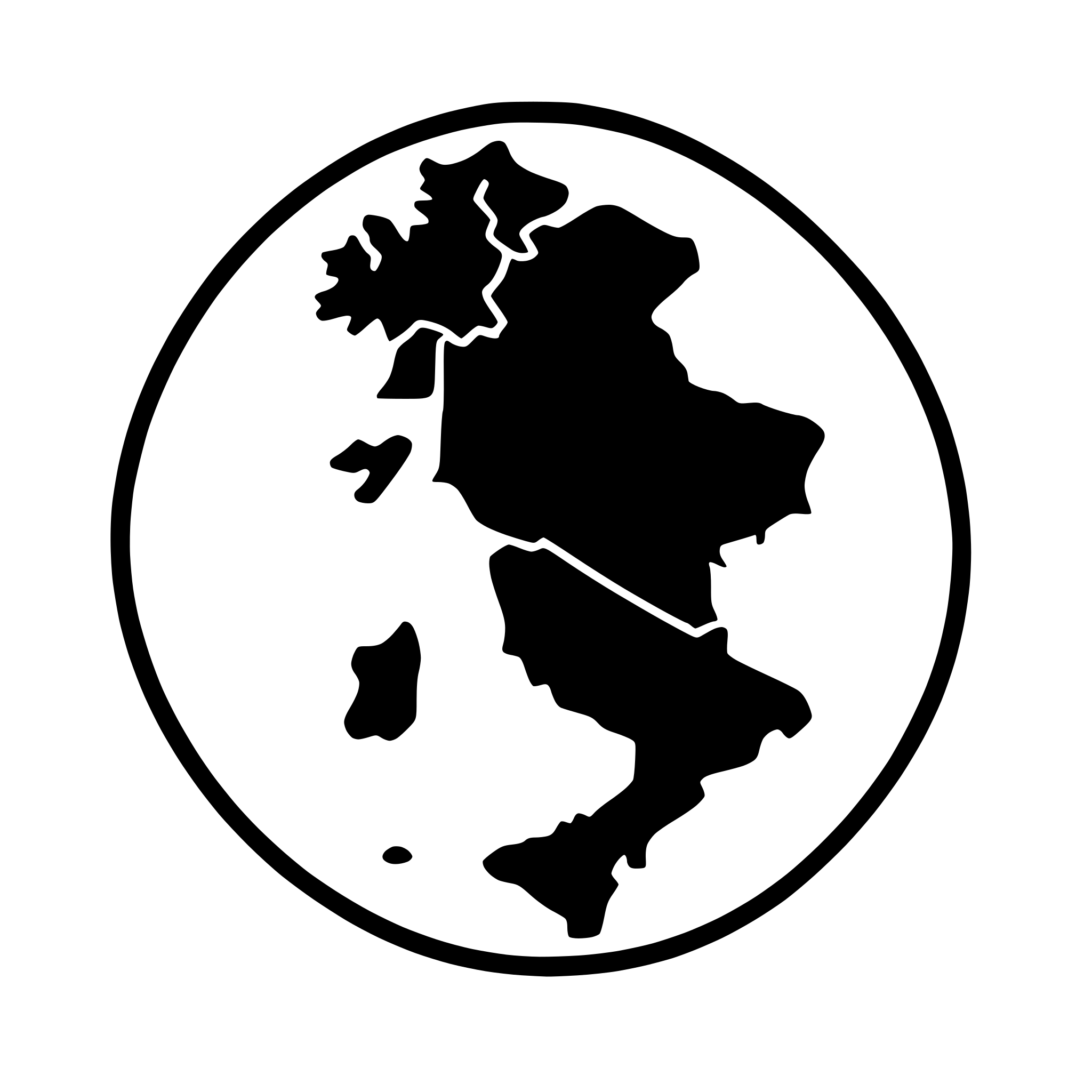 AI-generated SVG of a an outlined planispherewith italy centered in svg format AI-generated SVG of a an outlined planispherewith italy centered in svg format