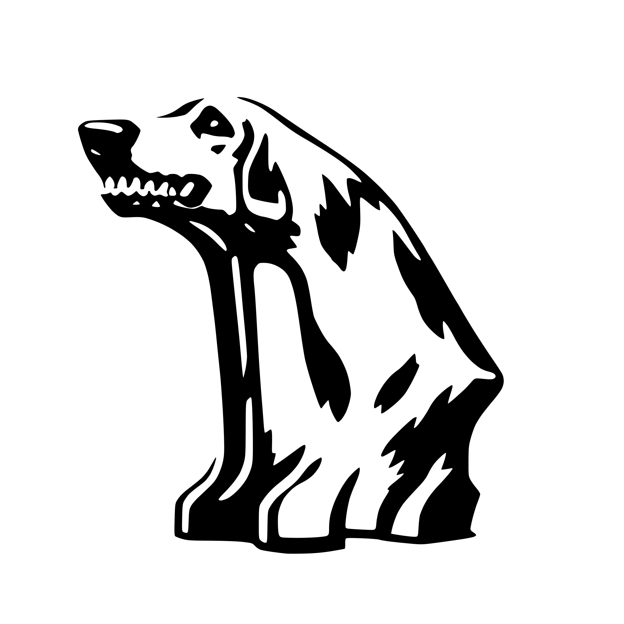 AI-generated SVG of a dog chewy bone