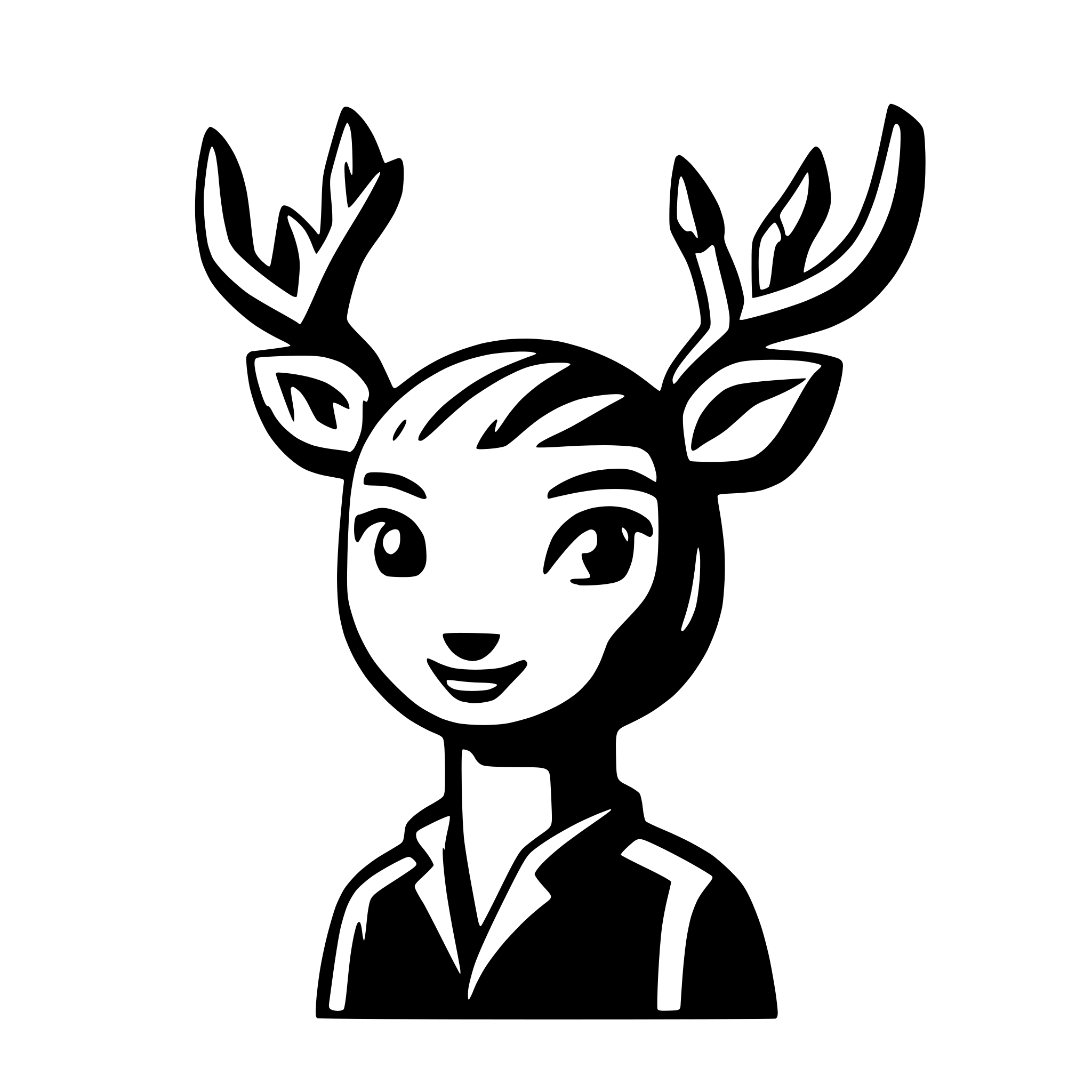 AI-generated SVG of a deermail.ca