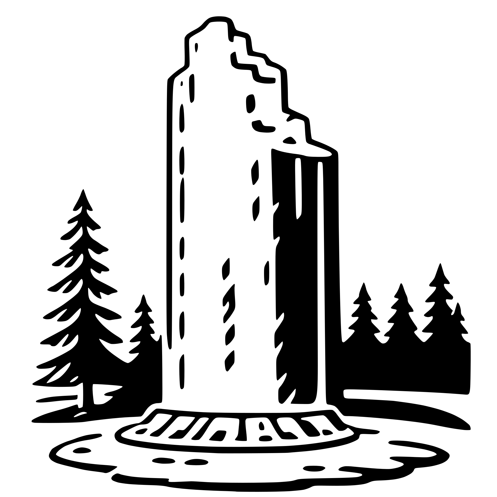 AI-generated SVG of a old faithful