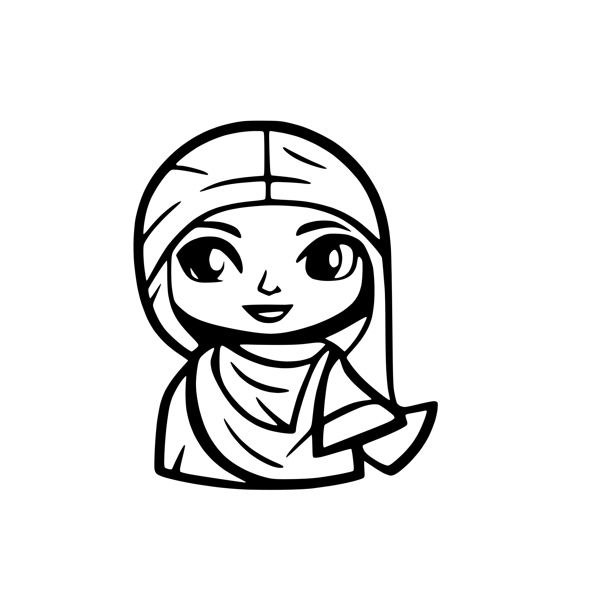 AI-generated SVG of a Pashtun Muslim Warrior
