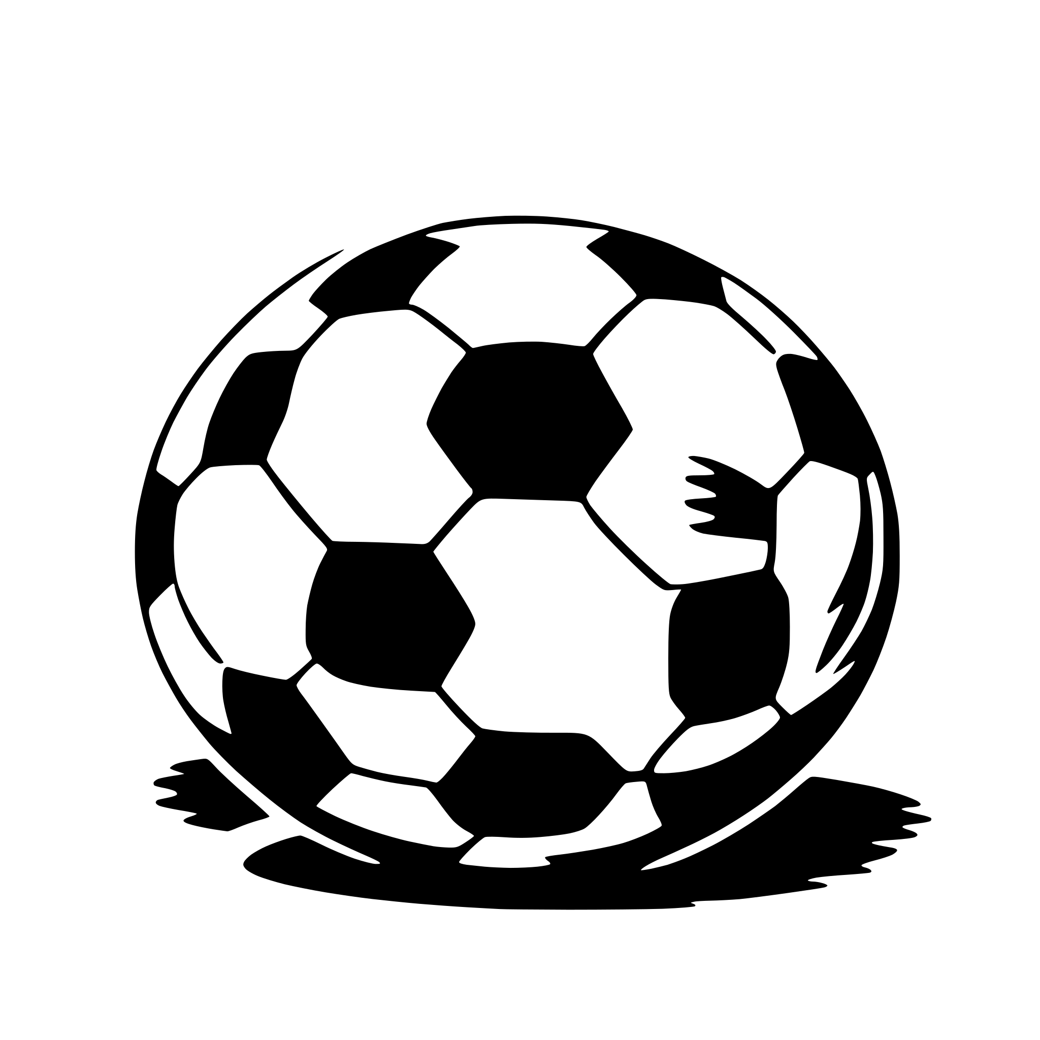 AI-generated SVG of a football
