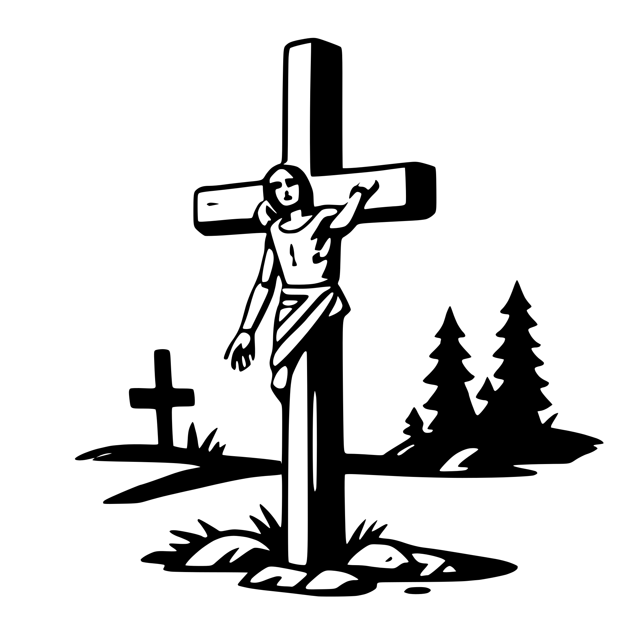 AI-generated SVG of 'good friday'