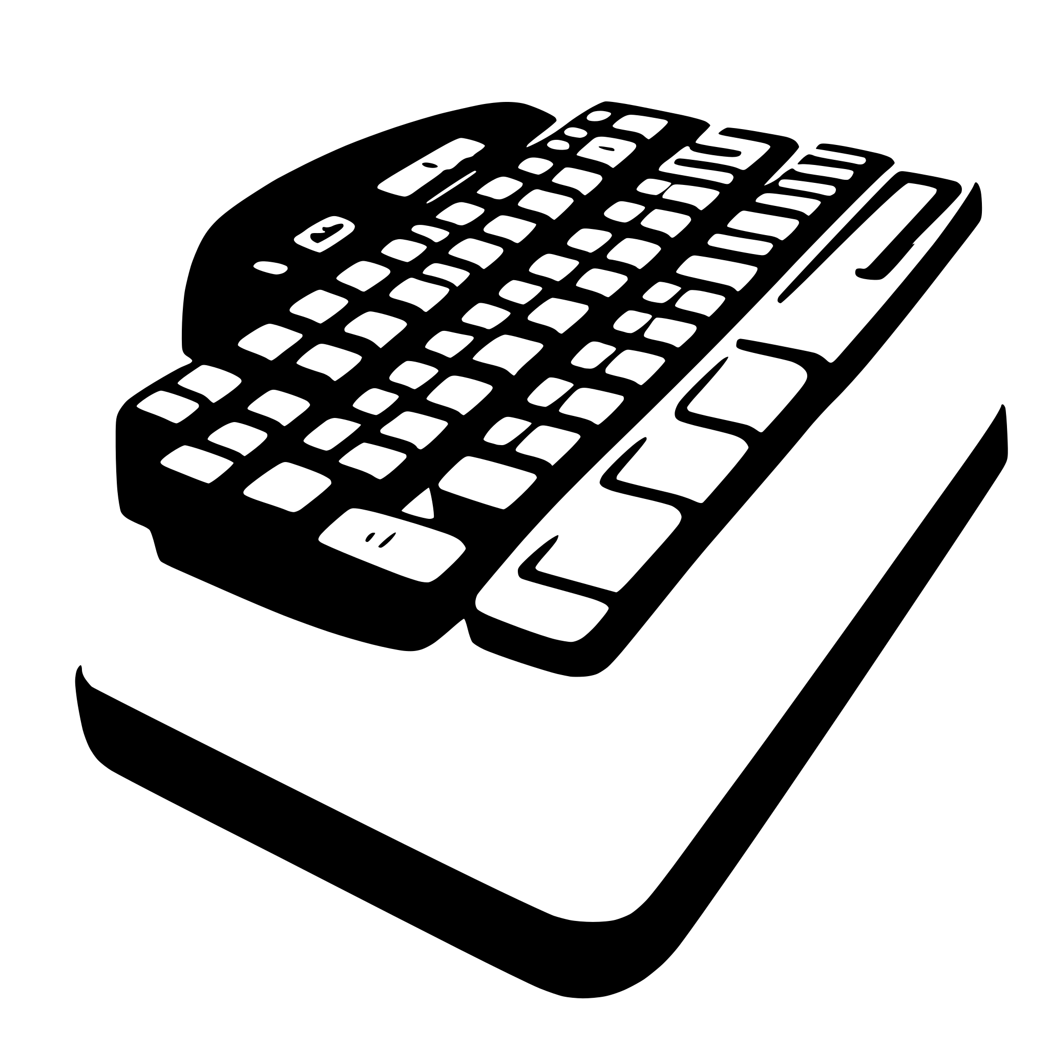 AI-generated SVG of a keyboard