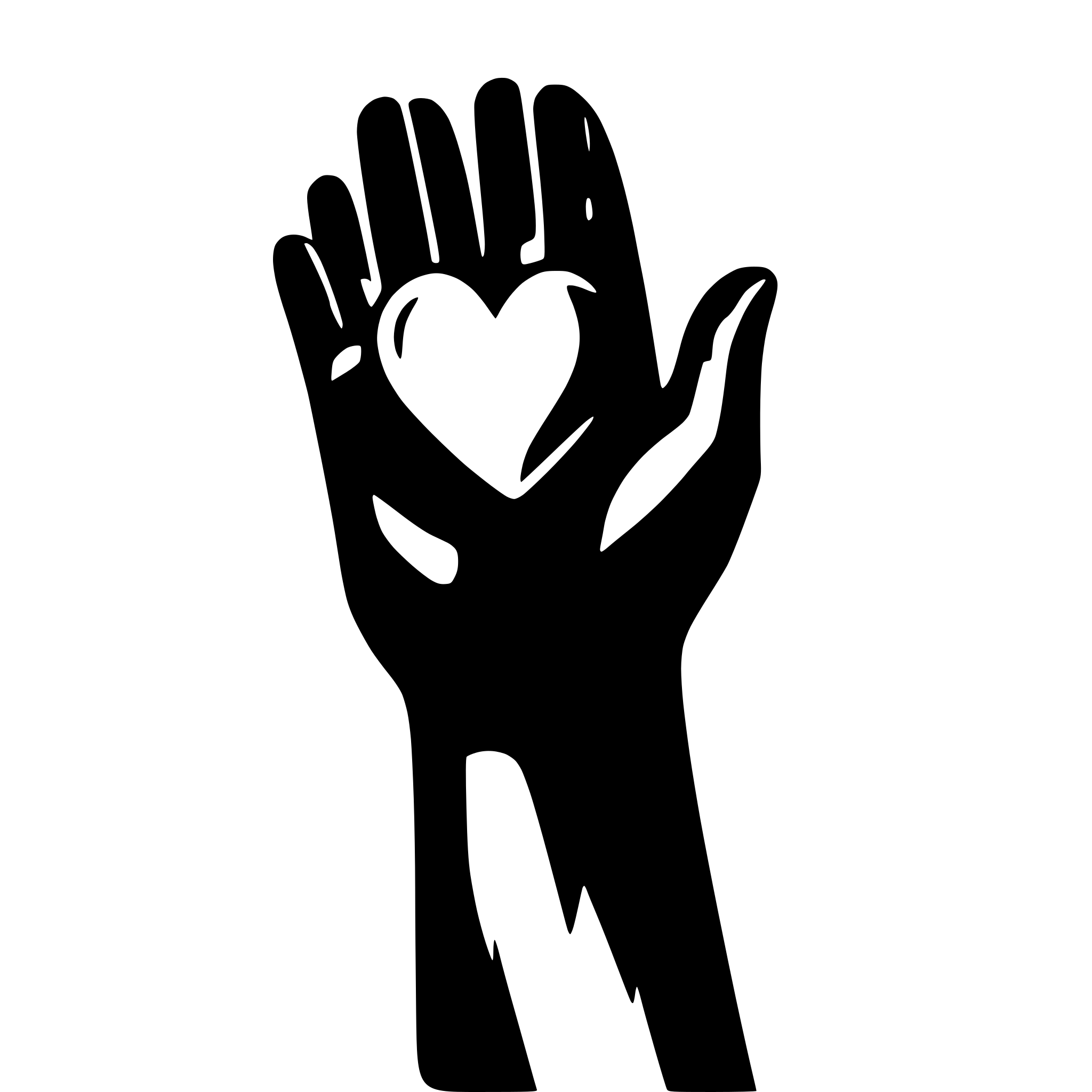 AI-generated SVG of a a heart inside two hands