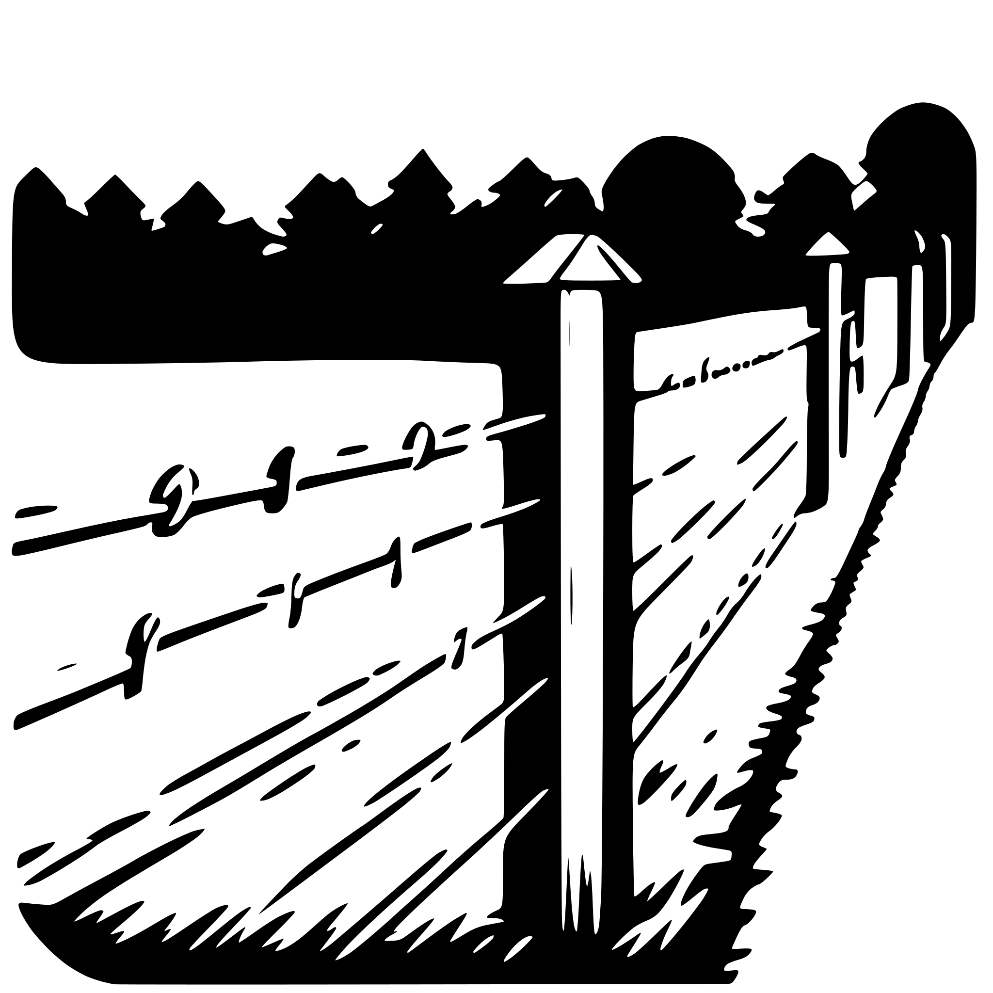 AI-generated SVG of 'fence wire'