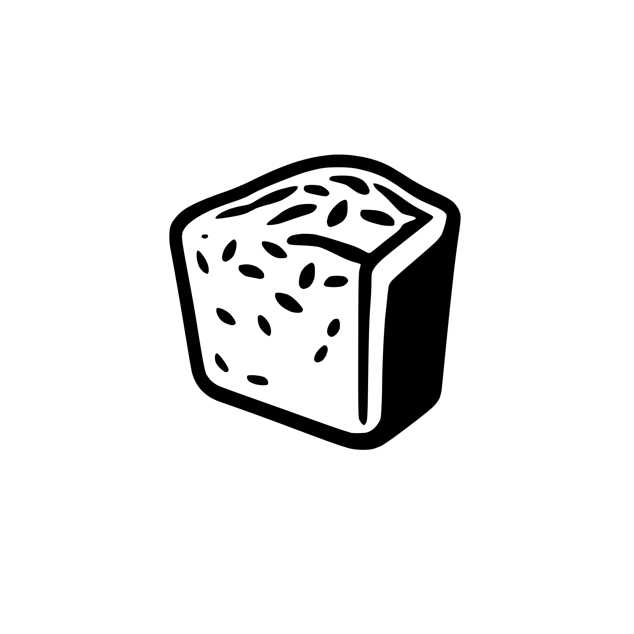 AI-generated SVG of a make an icon of bread