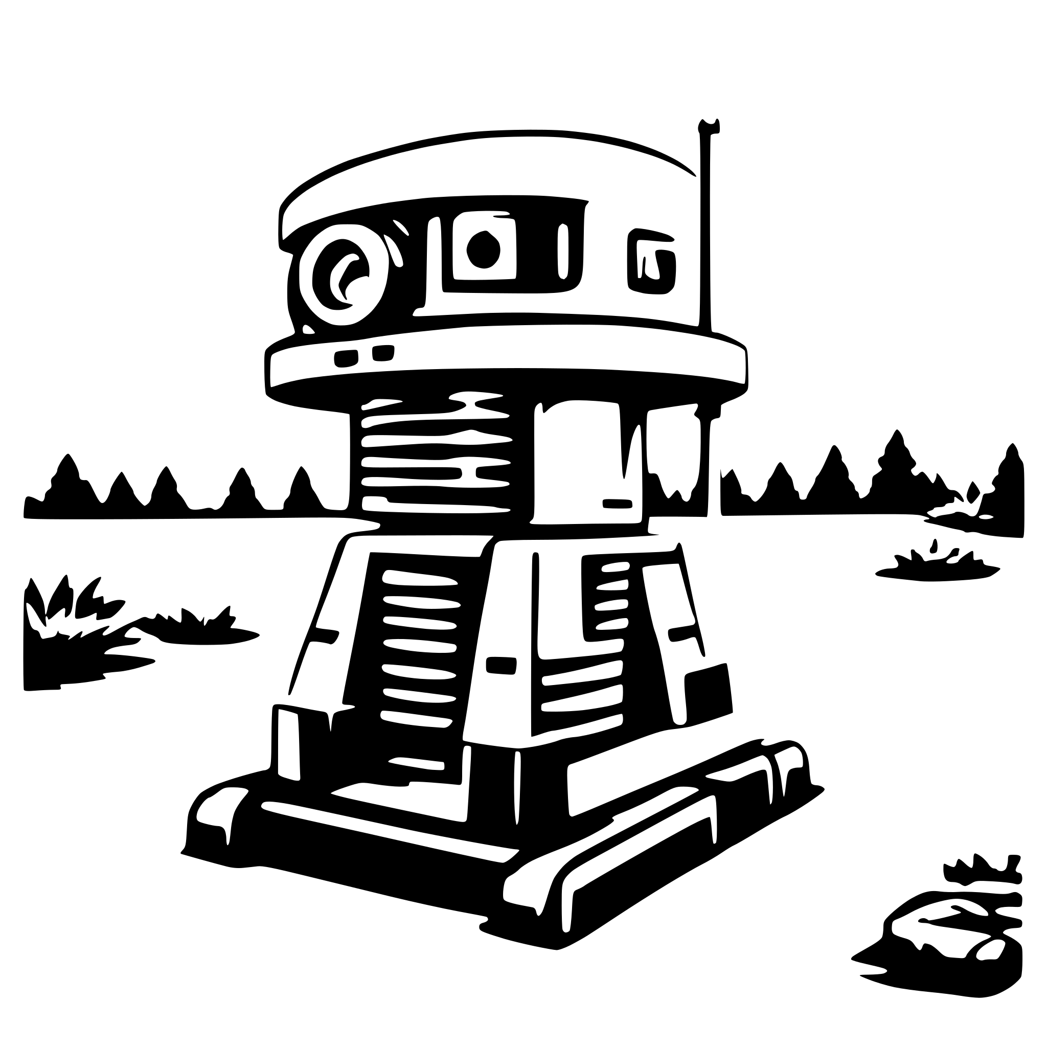 AI-generated SVG of a mobile inspection robot in photovoltaic camp AI-generated SVG of a mobile inspection robot in photovoltaic camp
