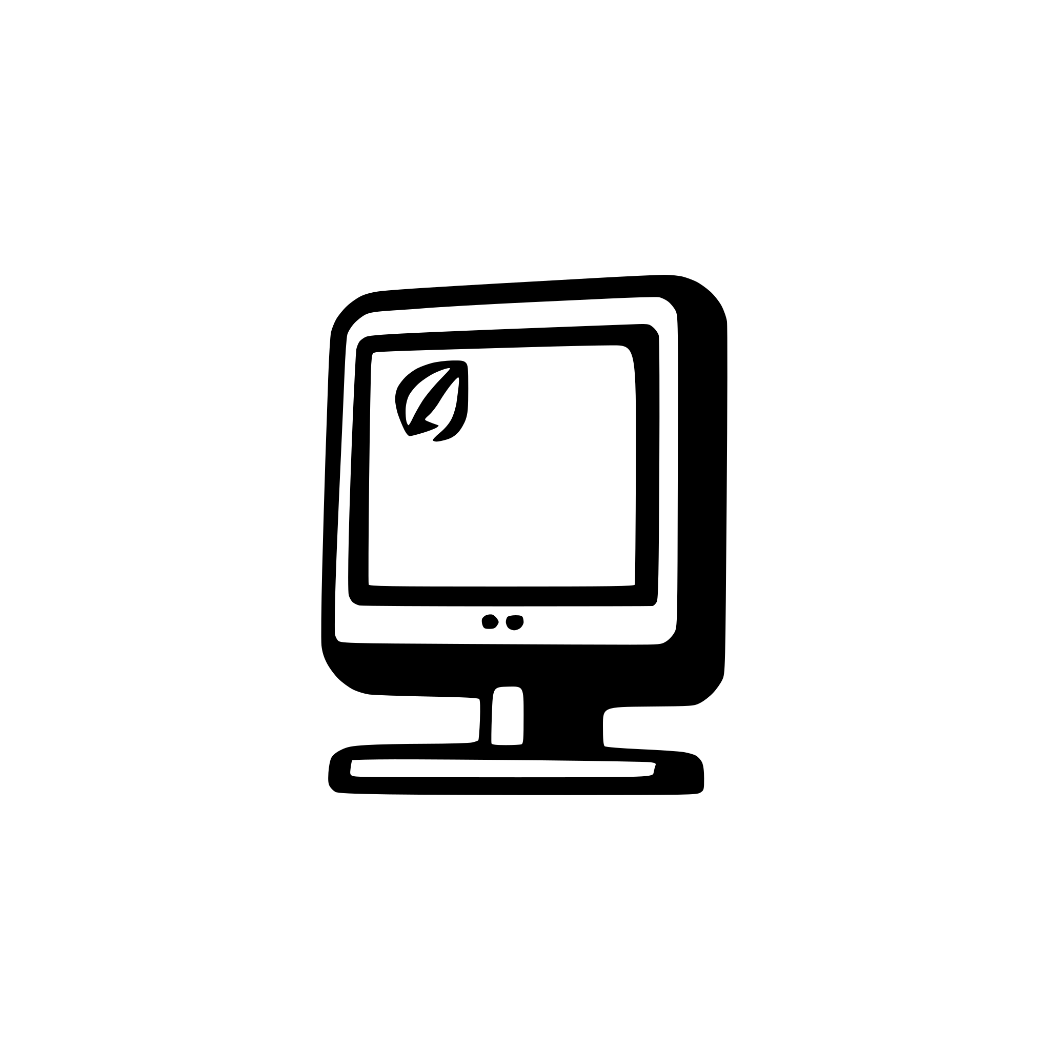 AI-generated SVG of 'computer screen icon'