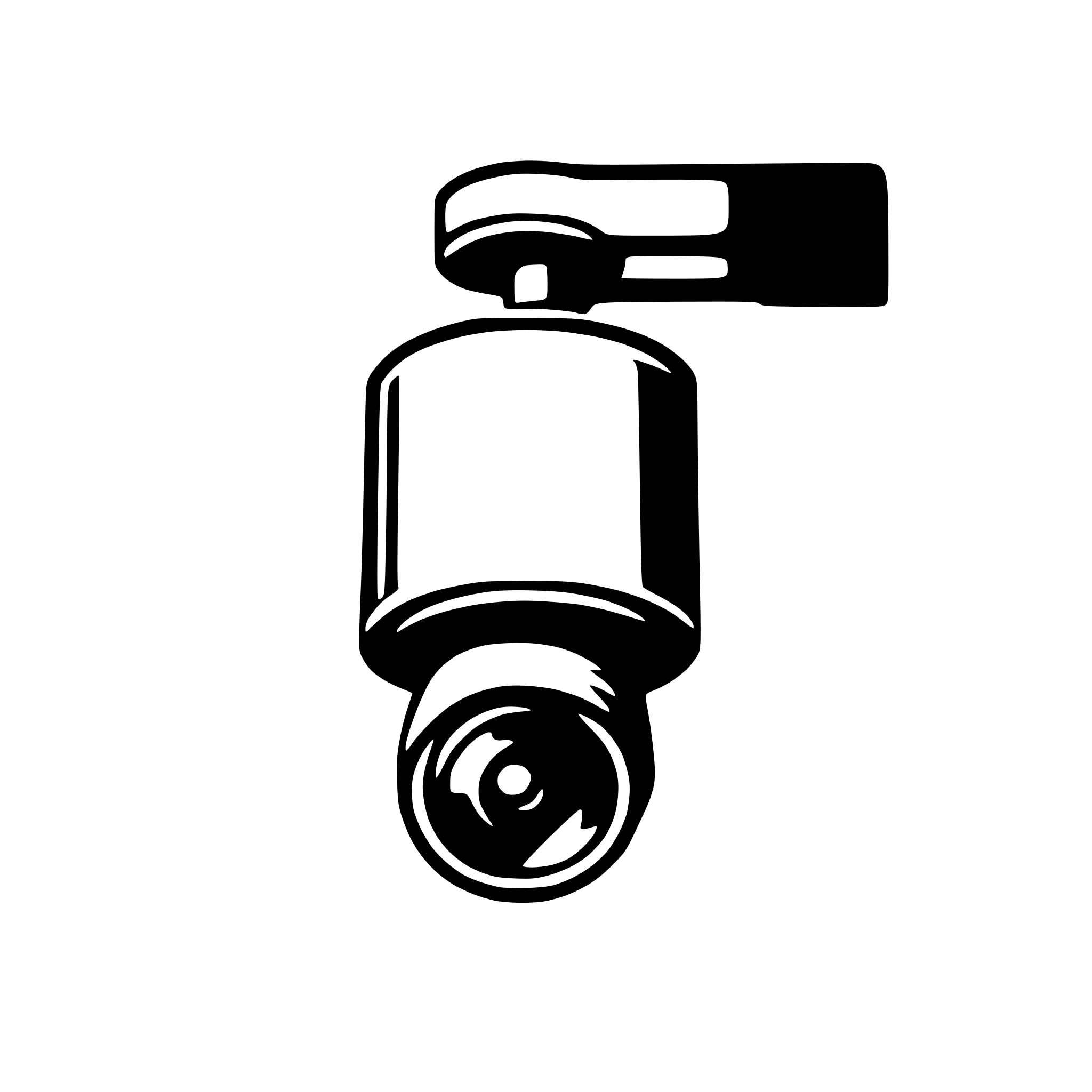 AI-generated SVG of a surveillance camera
