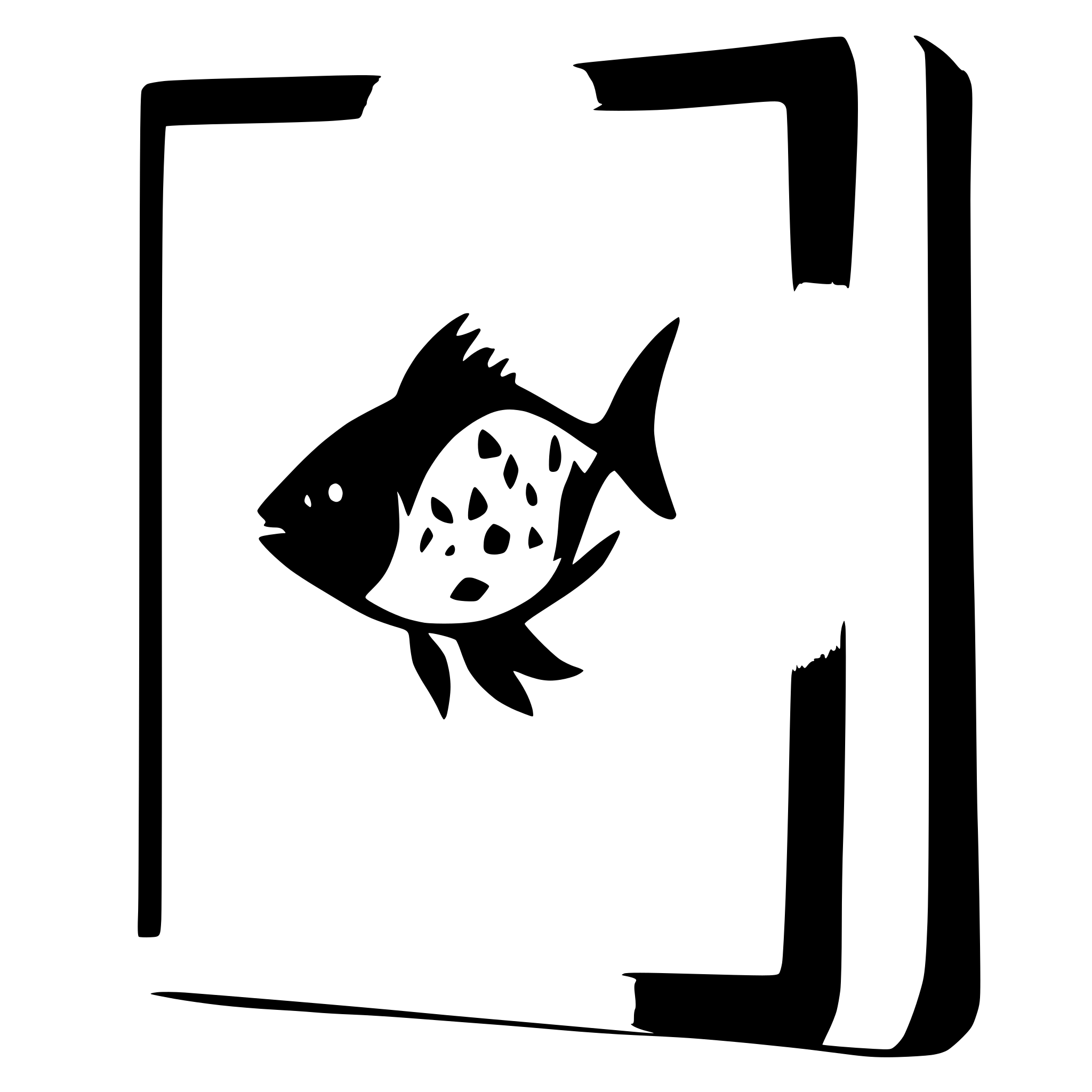 AI-generated SVG of a fish