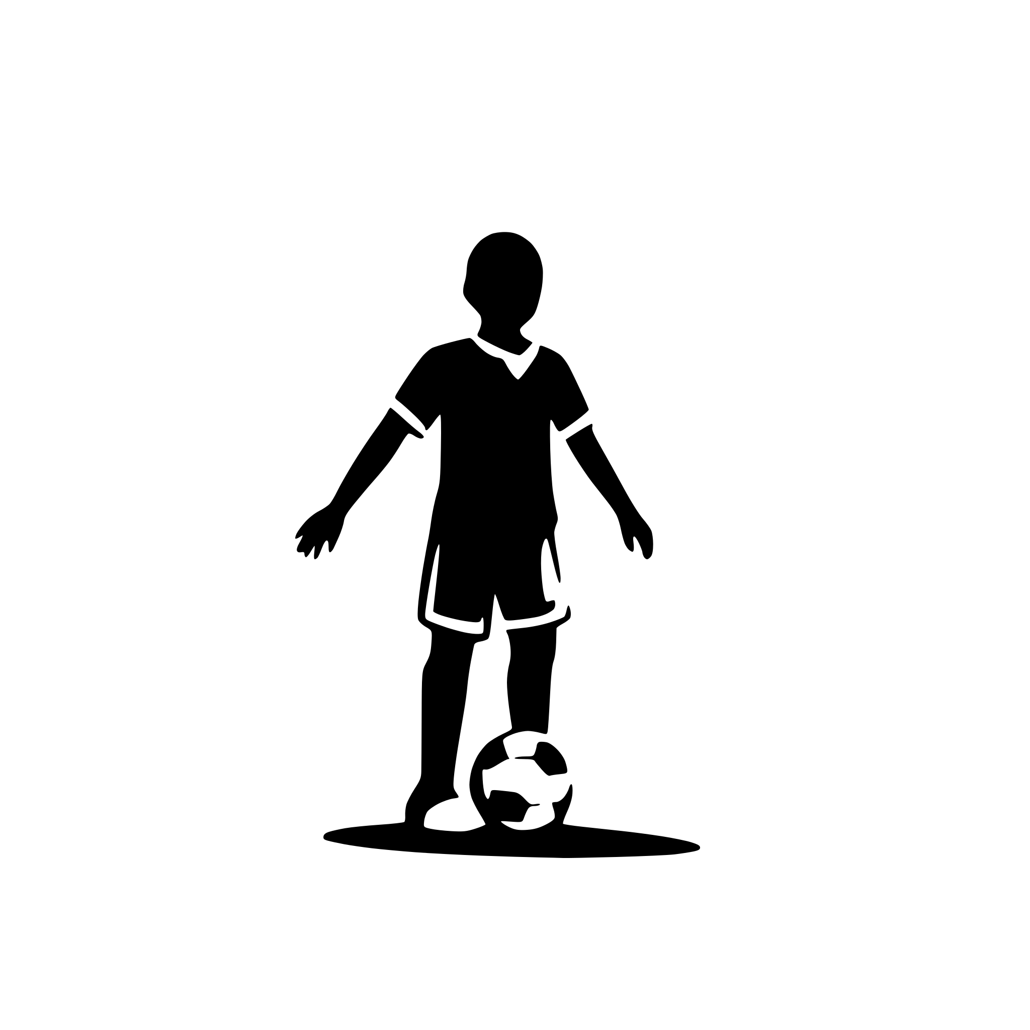 AI-generated SVG of a soccer free kick icon