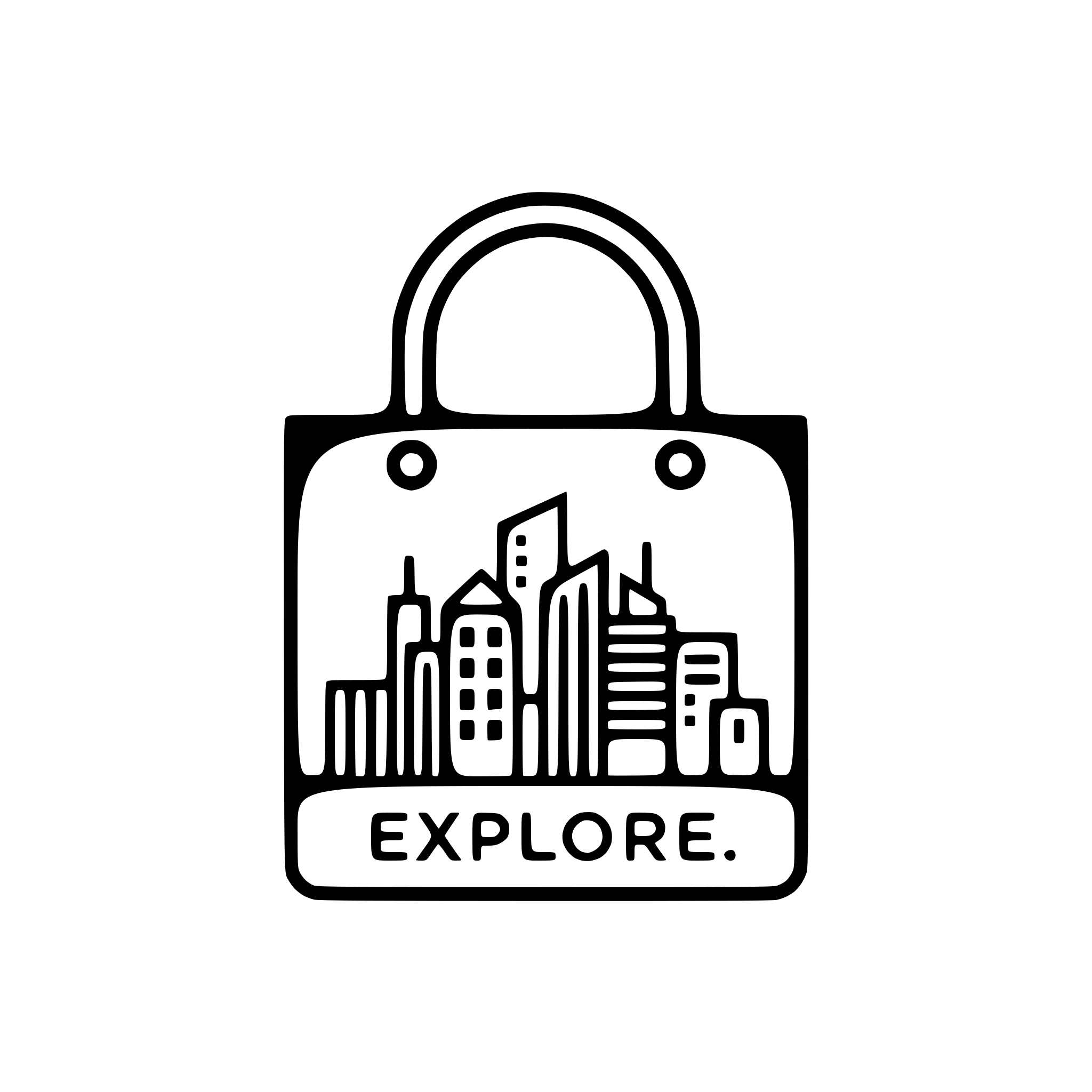 AI-generated SVG of a tote bag