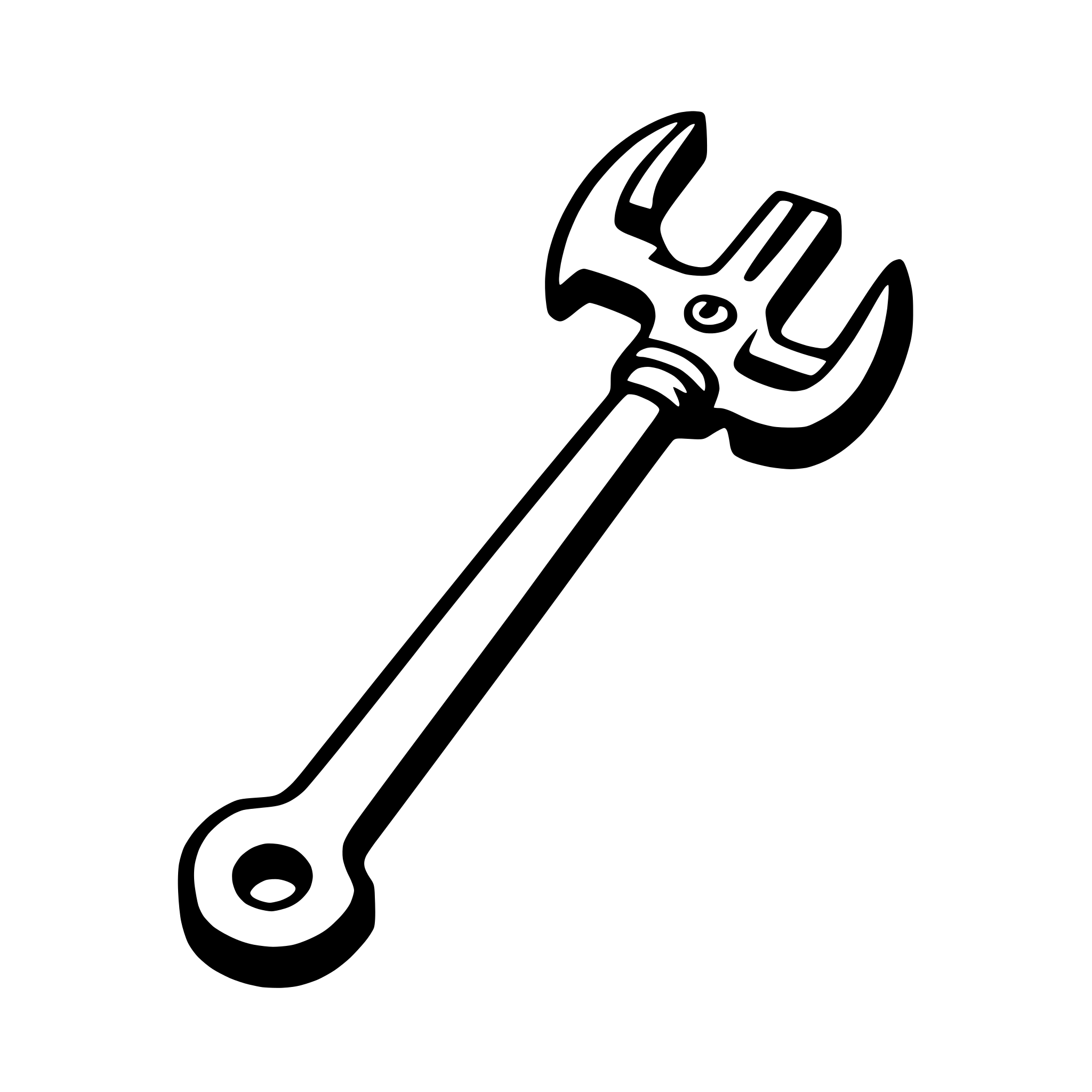AI-generated SVG of a wrench