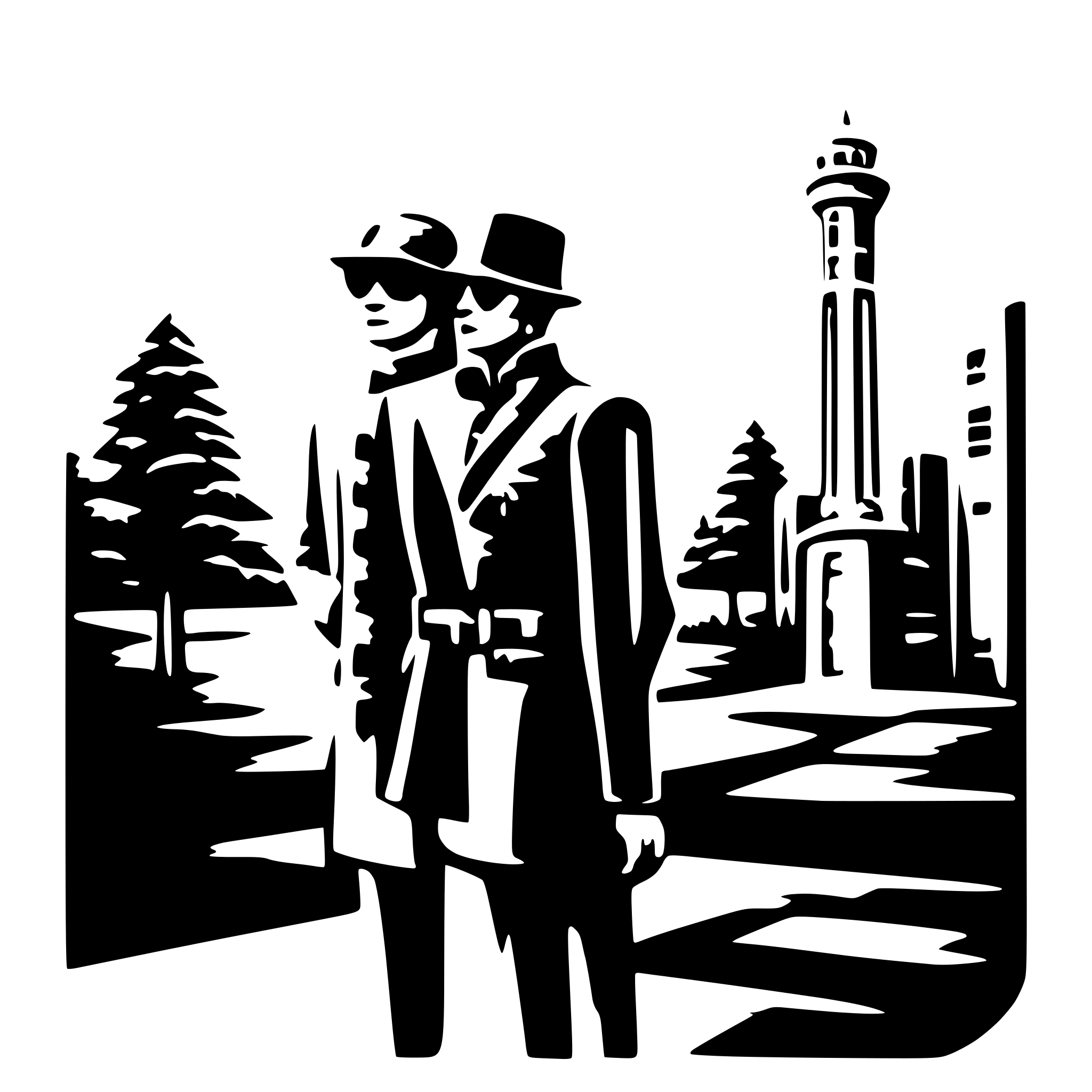 AI-generated SVG of 'spy watching of the edge'