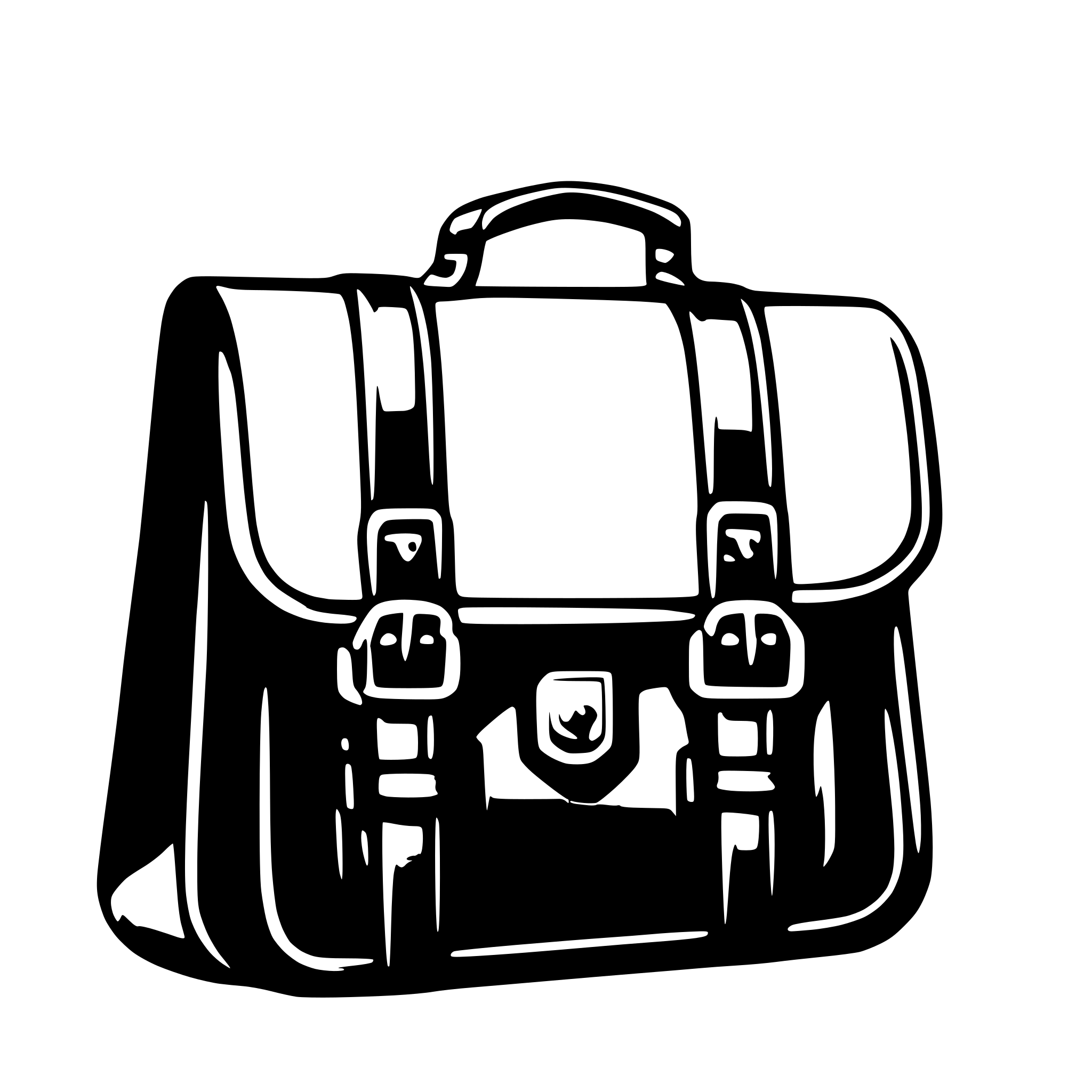 AI-generated SVG of 'satchel'