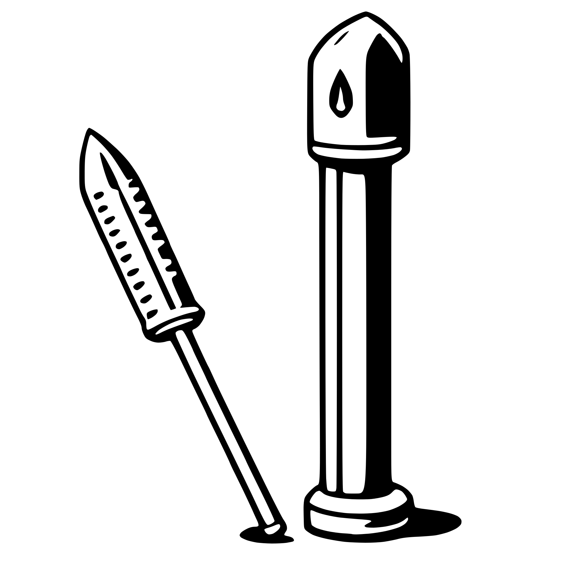 AI-generated SVG of a pipette