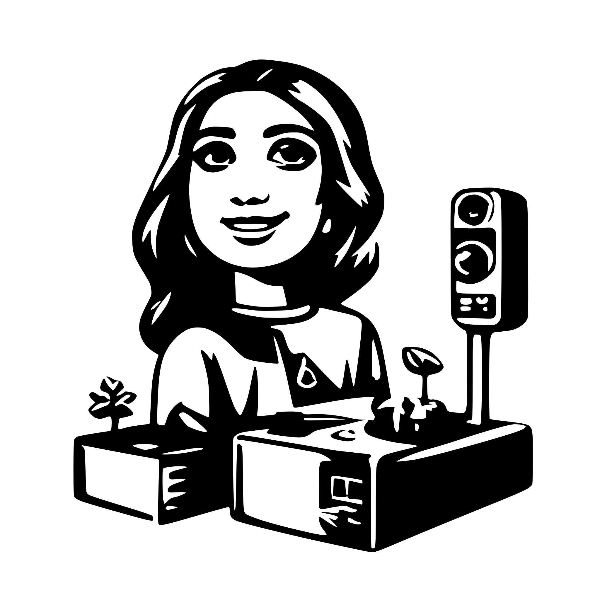 AI-generated SVG of a multimidia