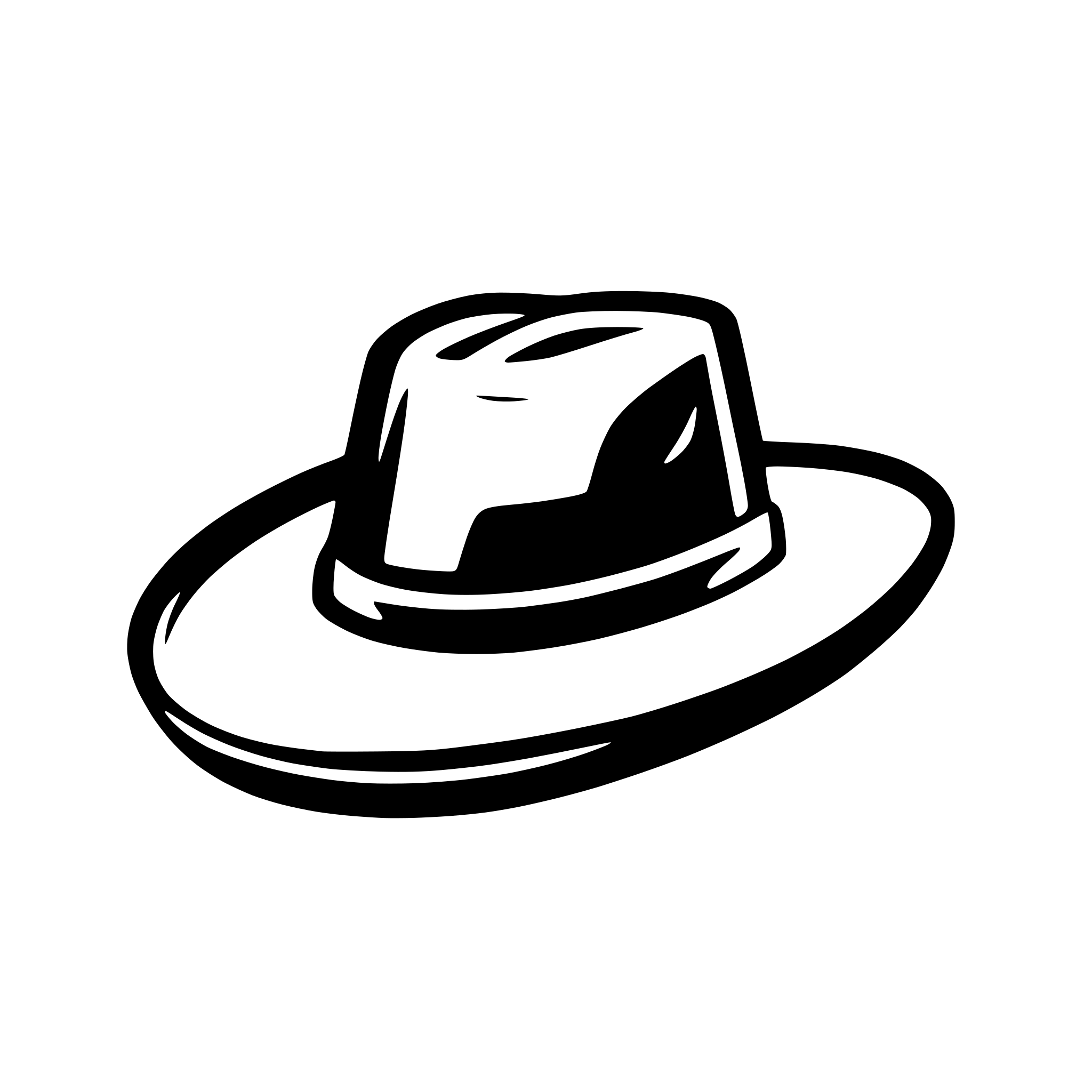 AI-generated SVG of a cowboy hat for a logo very clean lines very simple AI-generated SVG of a cowboy hat for a logo very clean lines very simple
