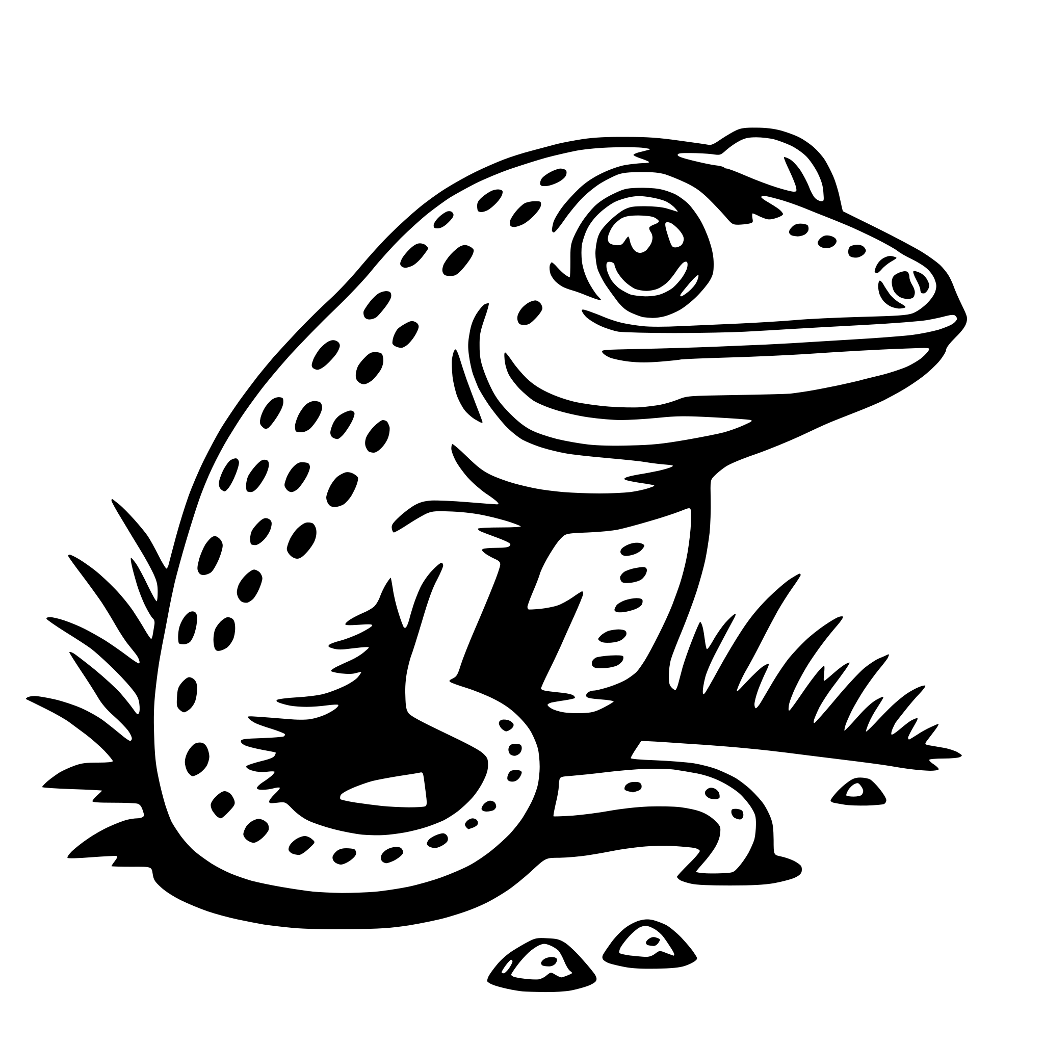 AI-generated SVG of 'newt'