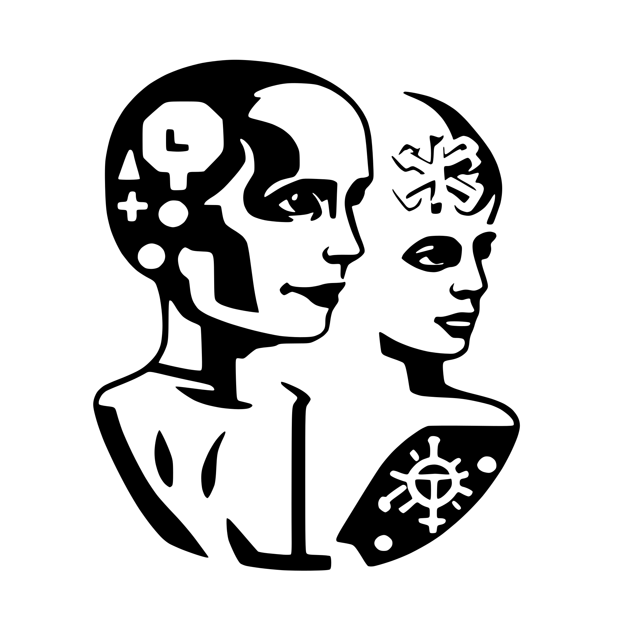 AI-generated SVG of a Ai for health