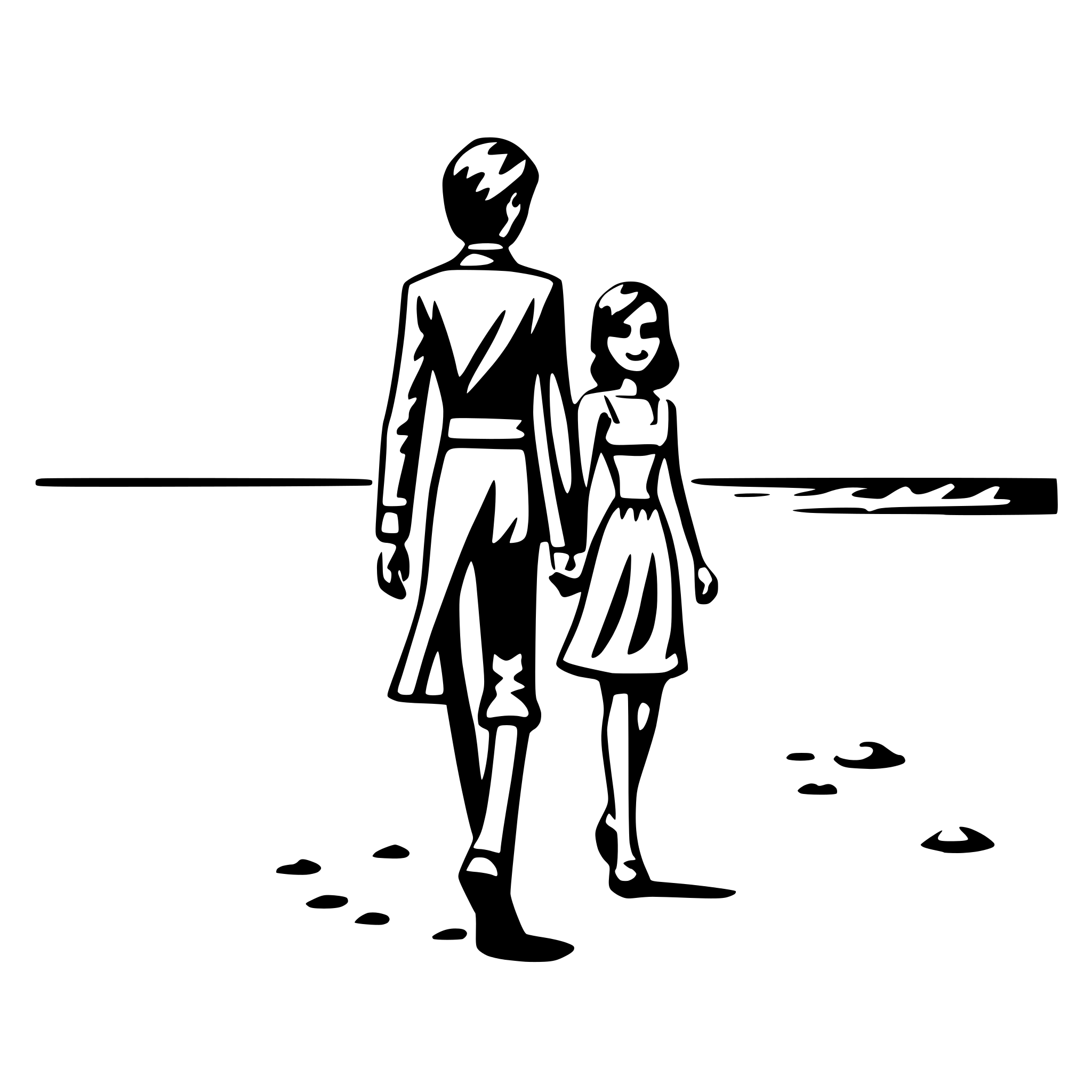 AI-generated SVG of 'romantic beach walk'