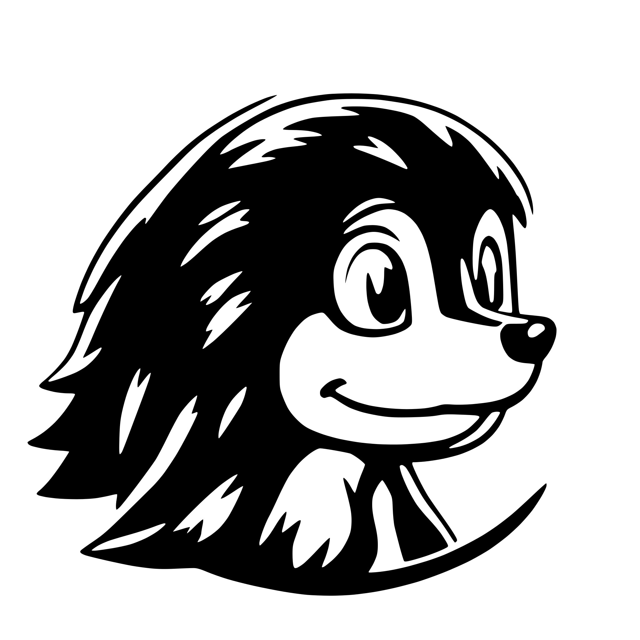 AI-generated SVG of 'sonic'